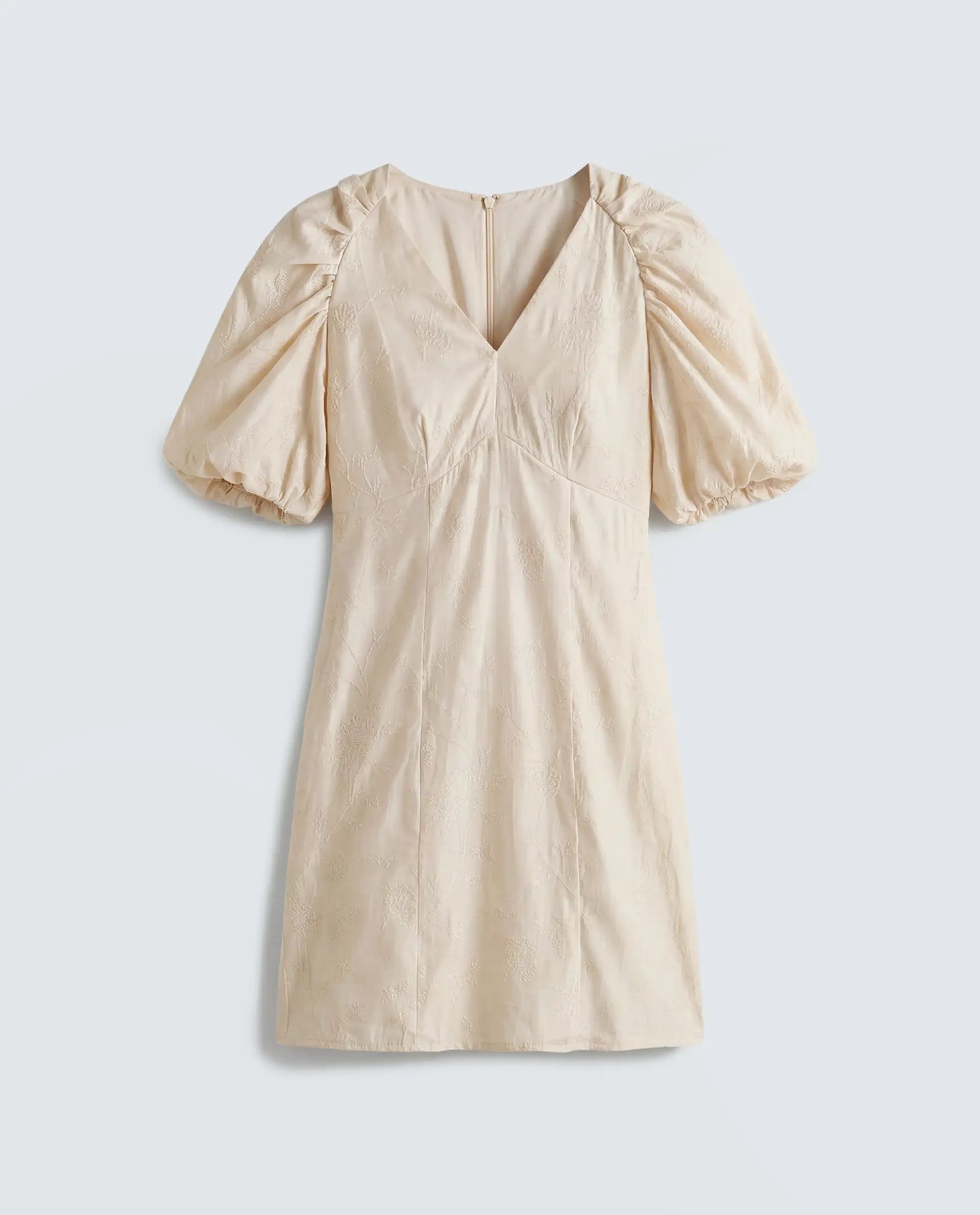 Rareism Women's Tash Pastel Beige Viscose Bodycon Plain Dress