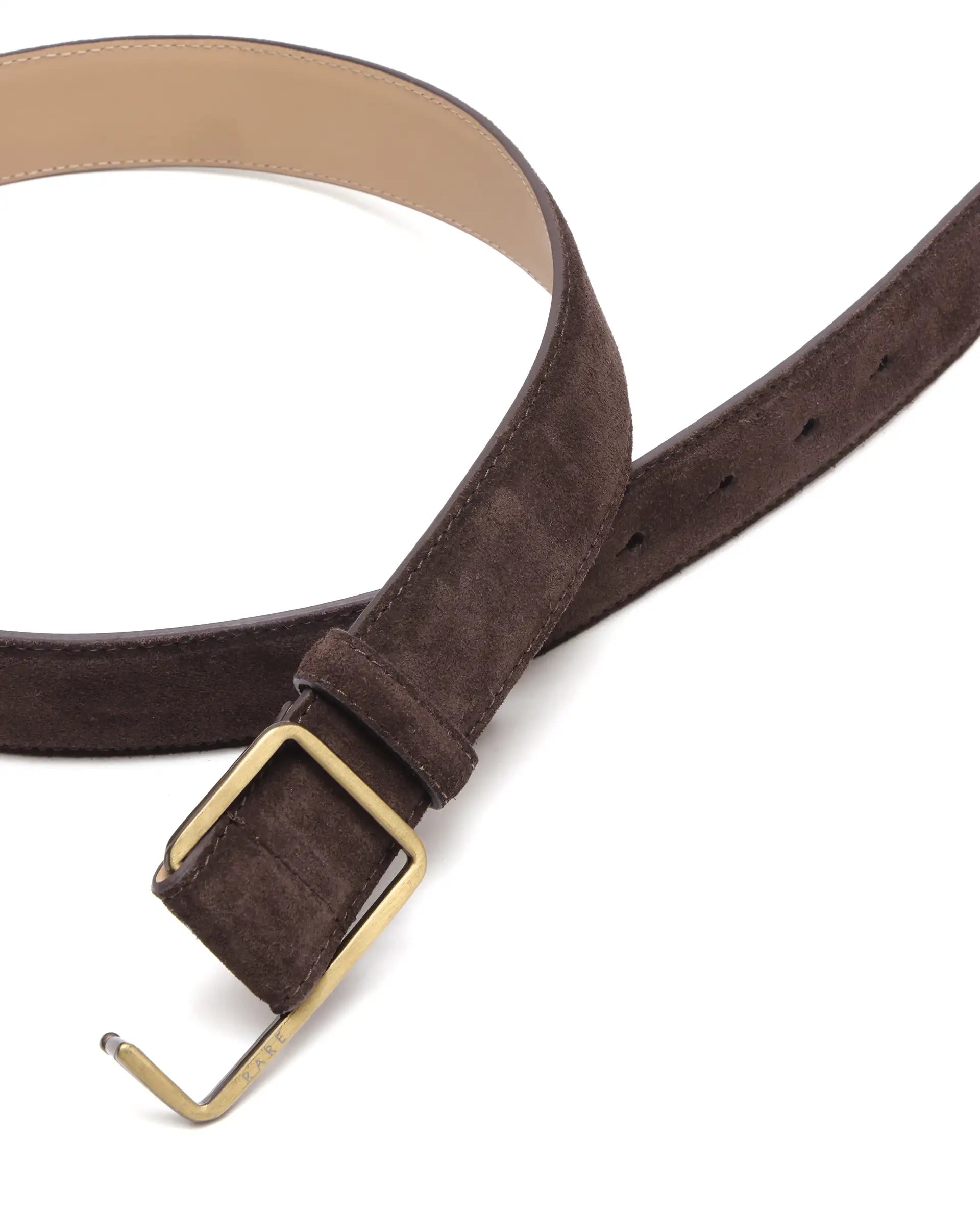 Rare Rabbit Men Hedvig Coffee Brown Belt