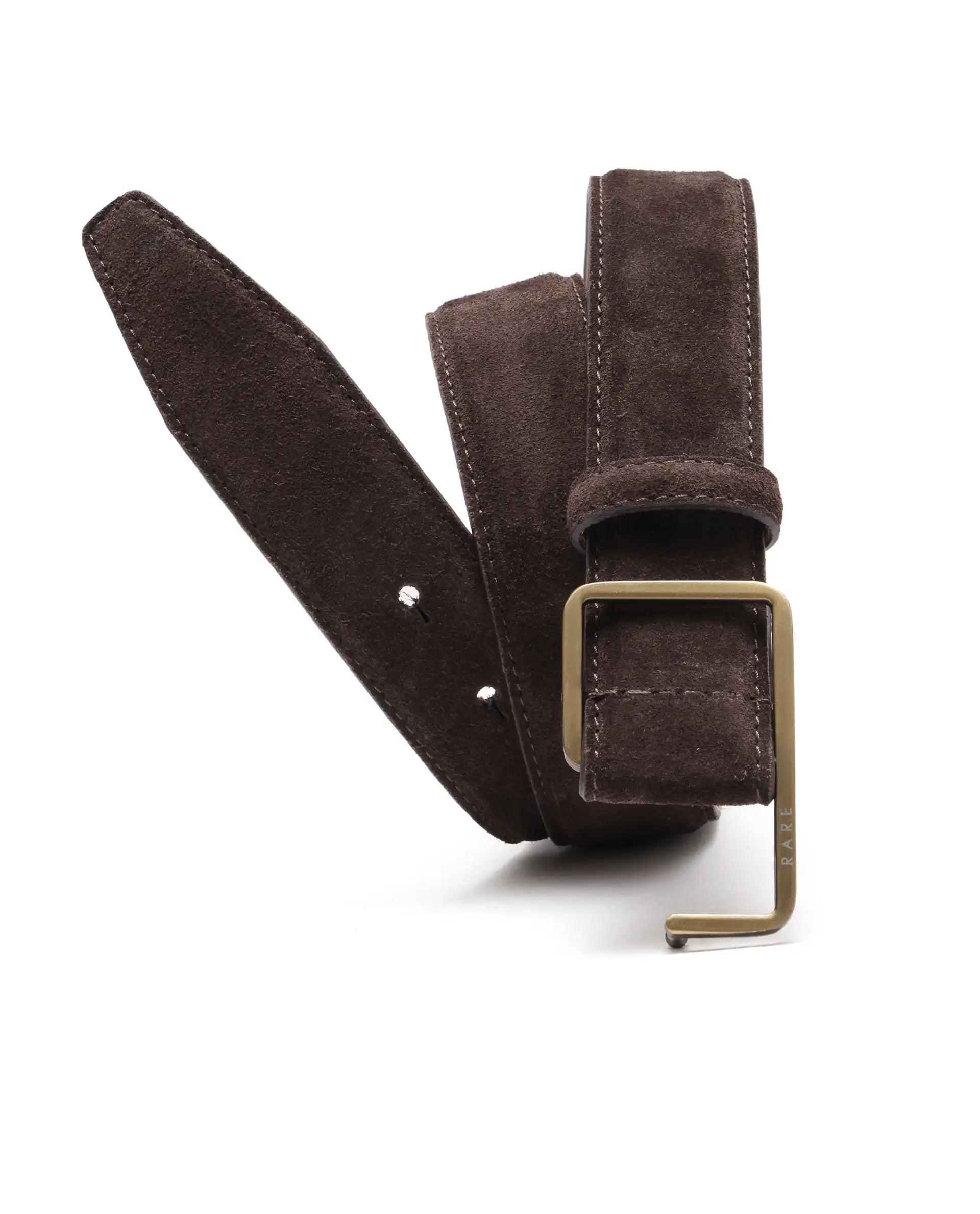 Rare Rabbit Men Hedvig Coffee Brown Belt