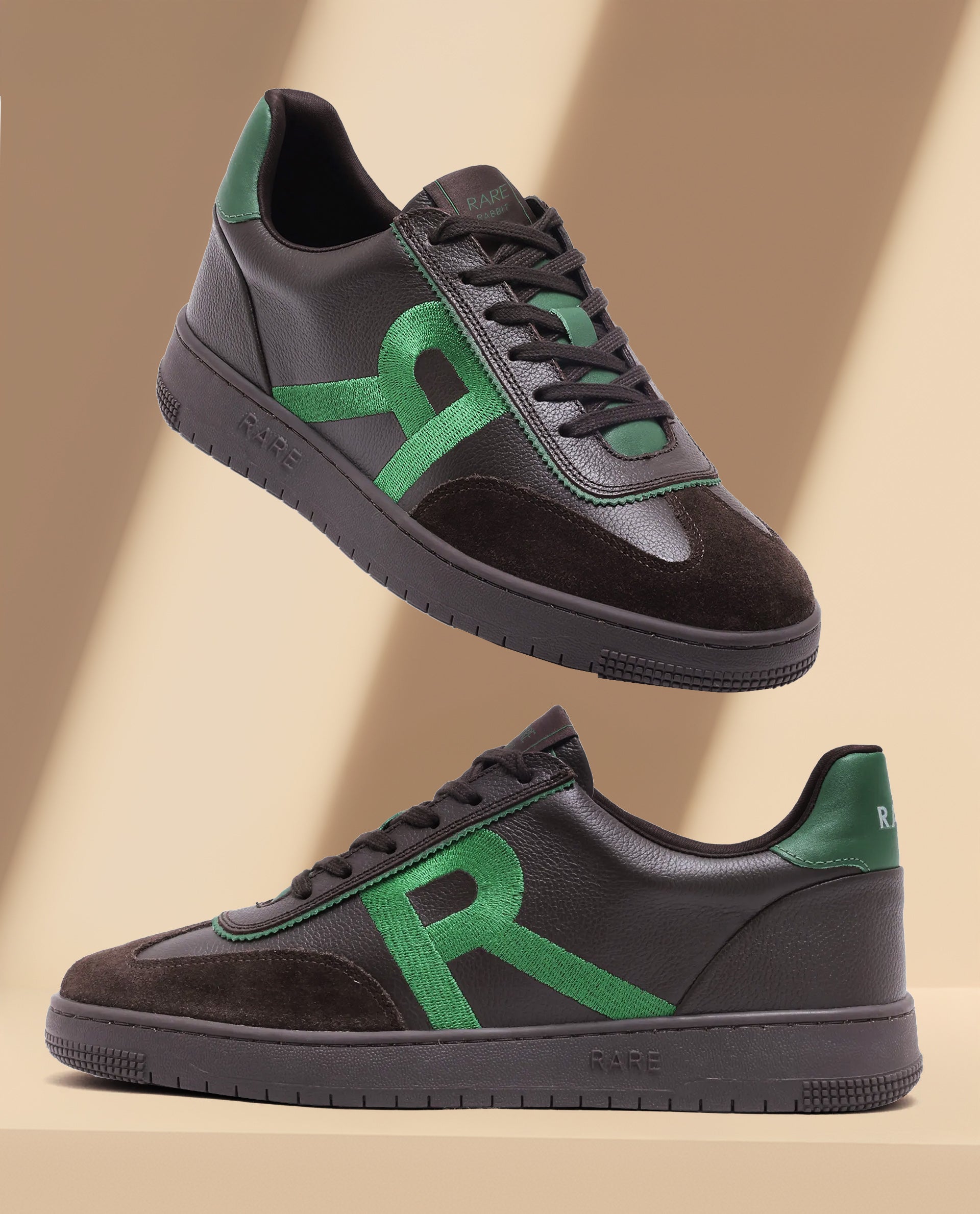 Rare Rabbit Men Hem Brown Lace-Up Shoes