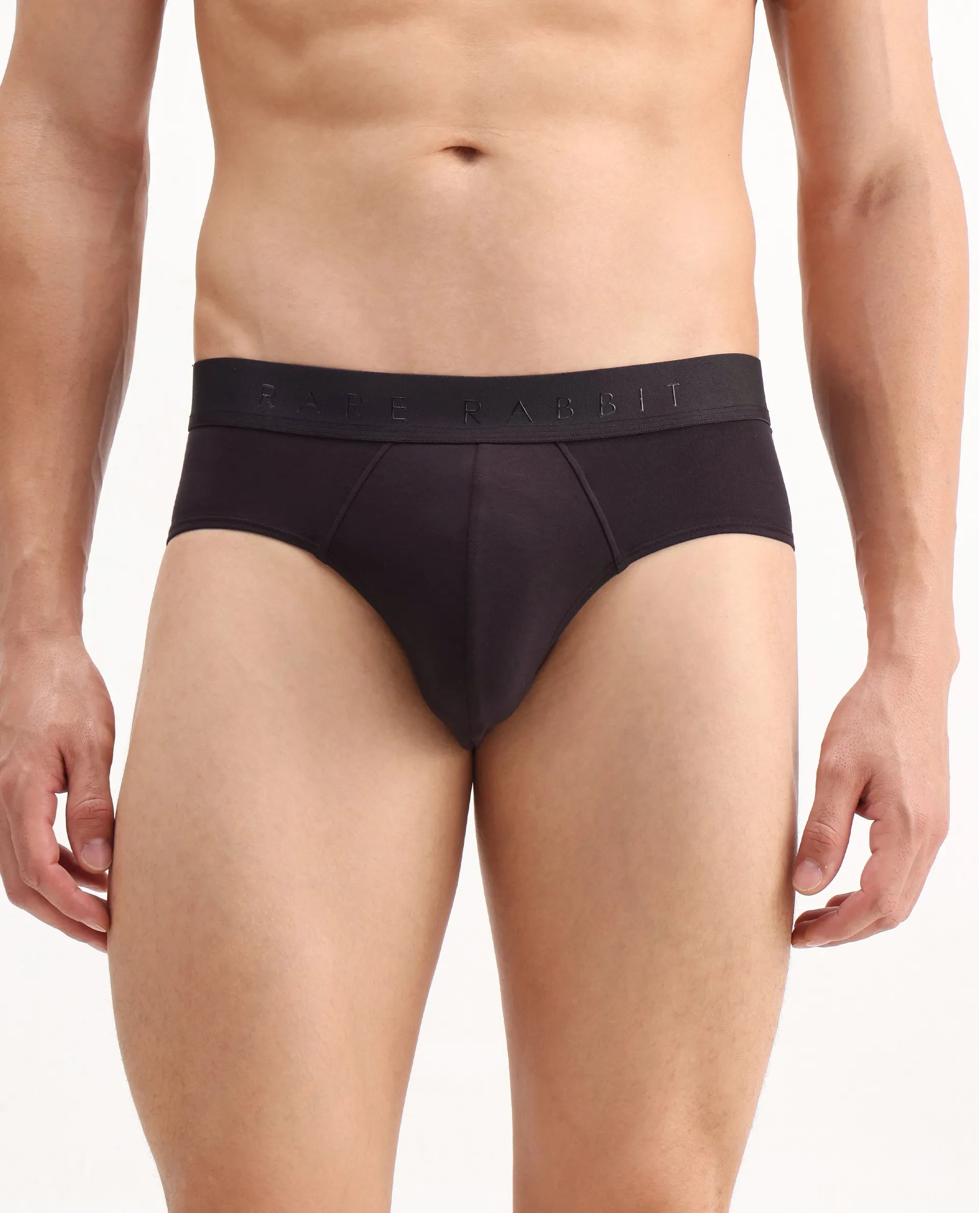 Rare Rabbit Men Hither Prune Soft Cotton Stretch Briefs