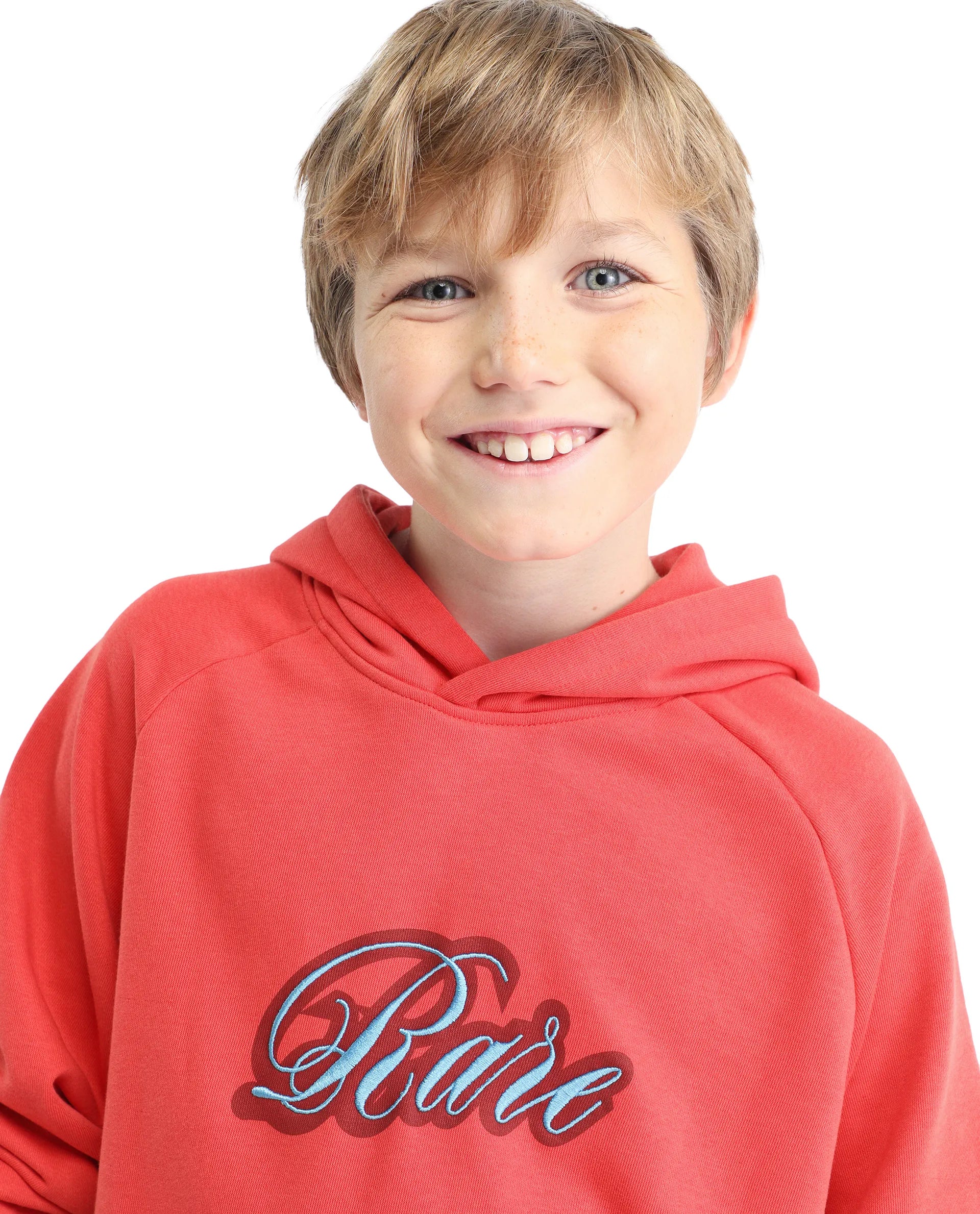 Rare Ones Kids Huck Red Cotton Pull On Crew Neck Full Sleeves Fit Sweatshirt