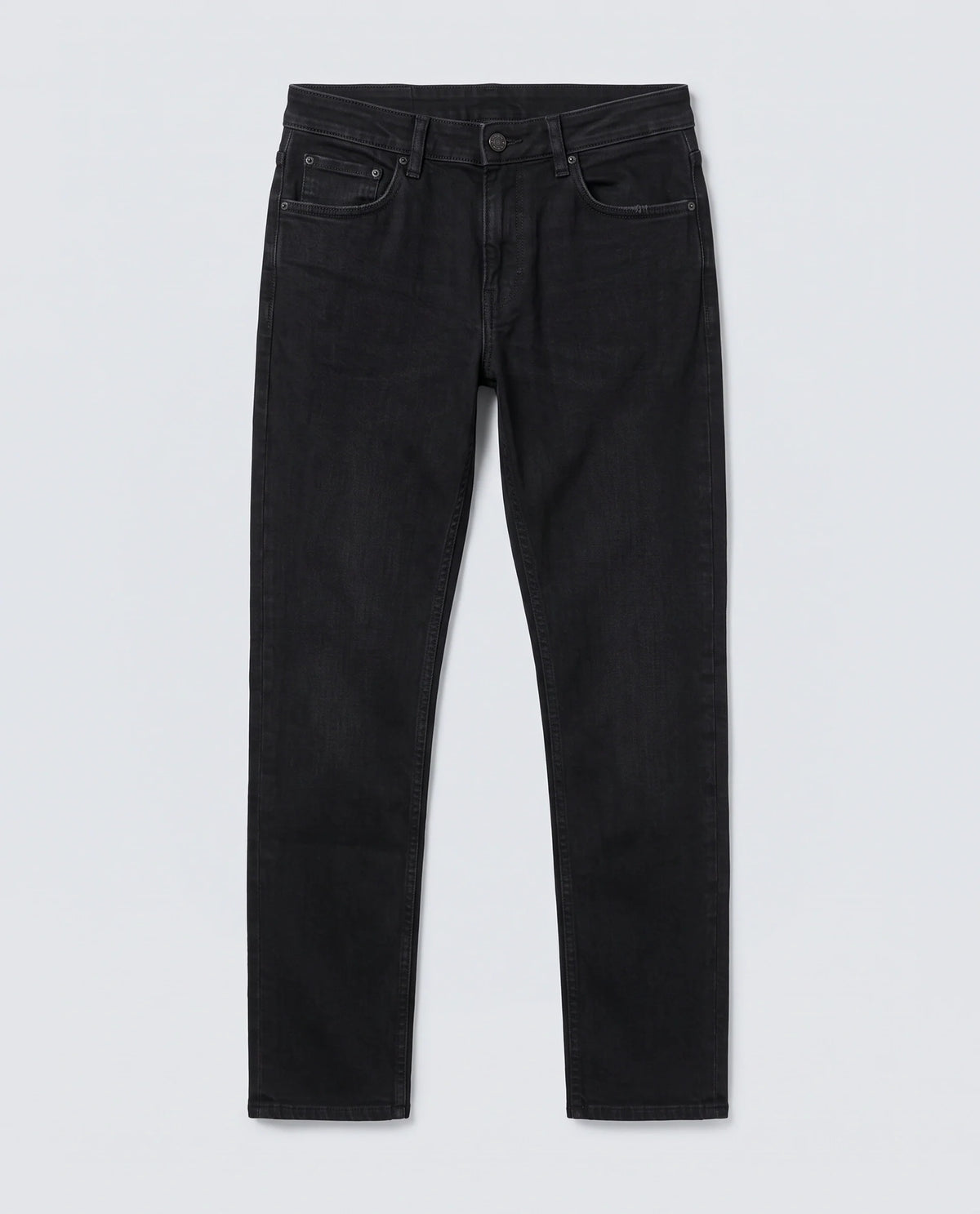 Rare Rabbit Men's Khal 26 Black Cotton Fabric Kurt Carrot Plain Jeans