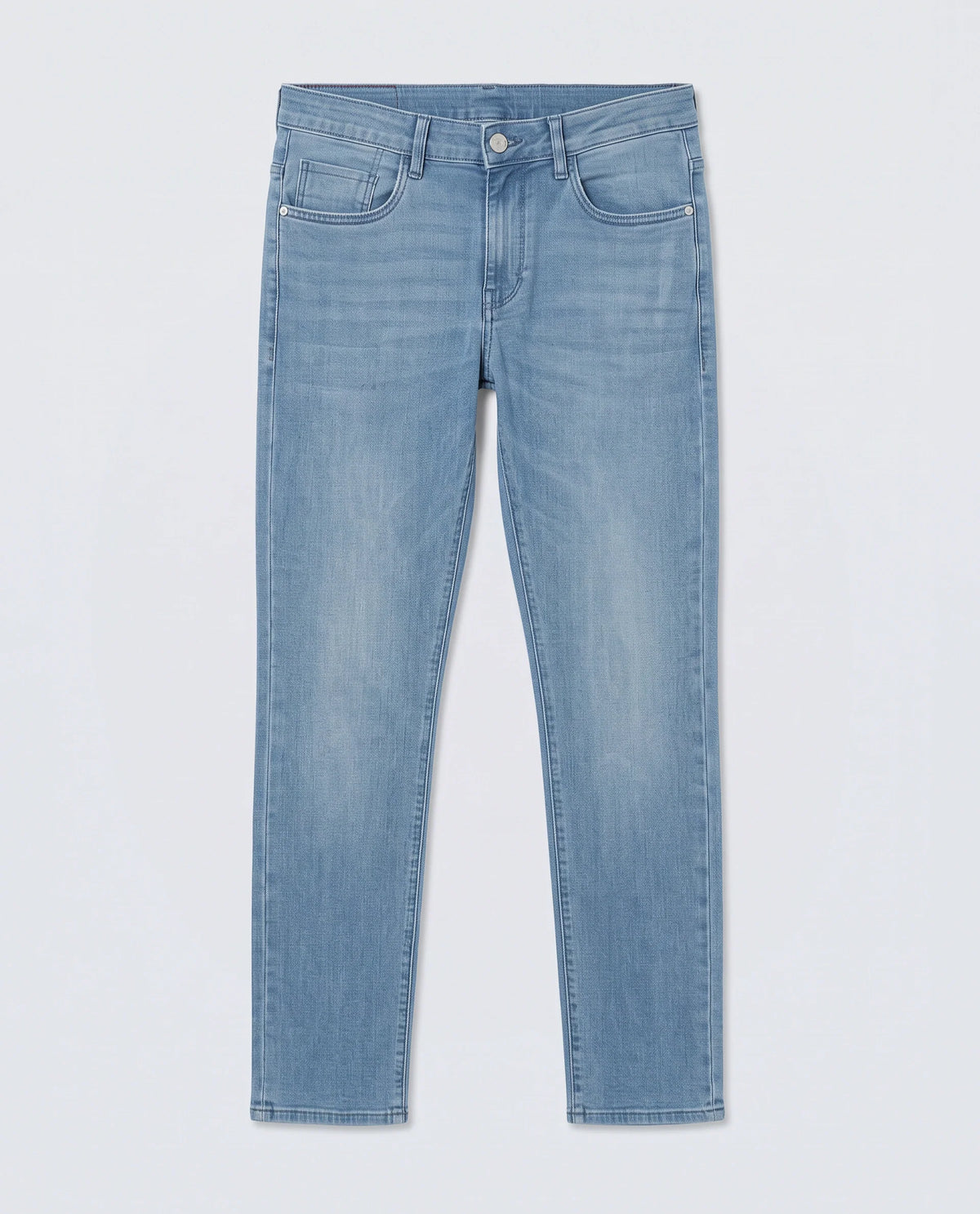 Rare Rabbit Men's Kunor Blue Cotton Blend Fabric Hawk Slim Fit Plain Jeans