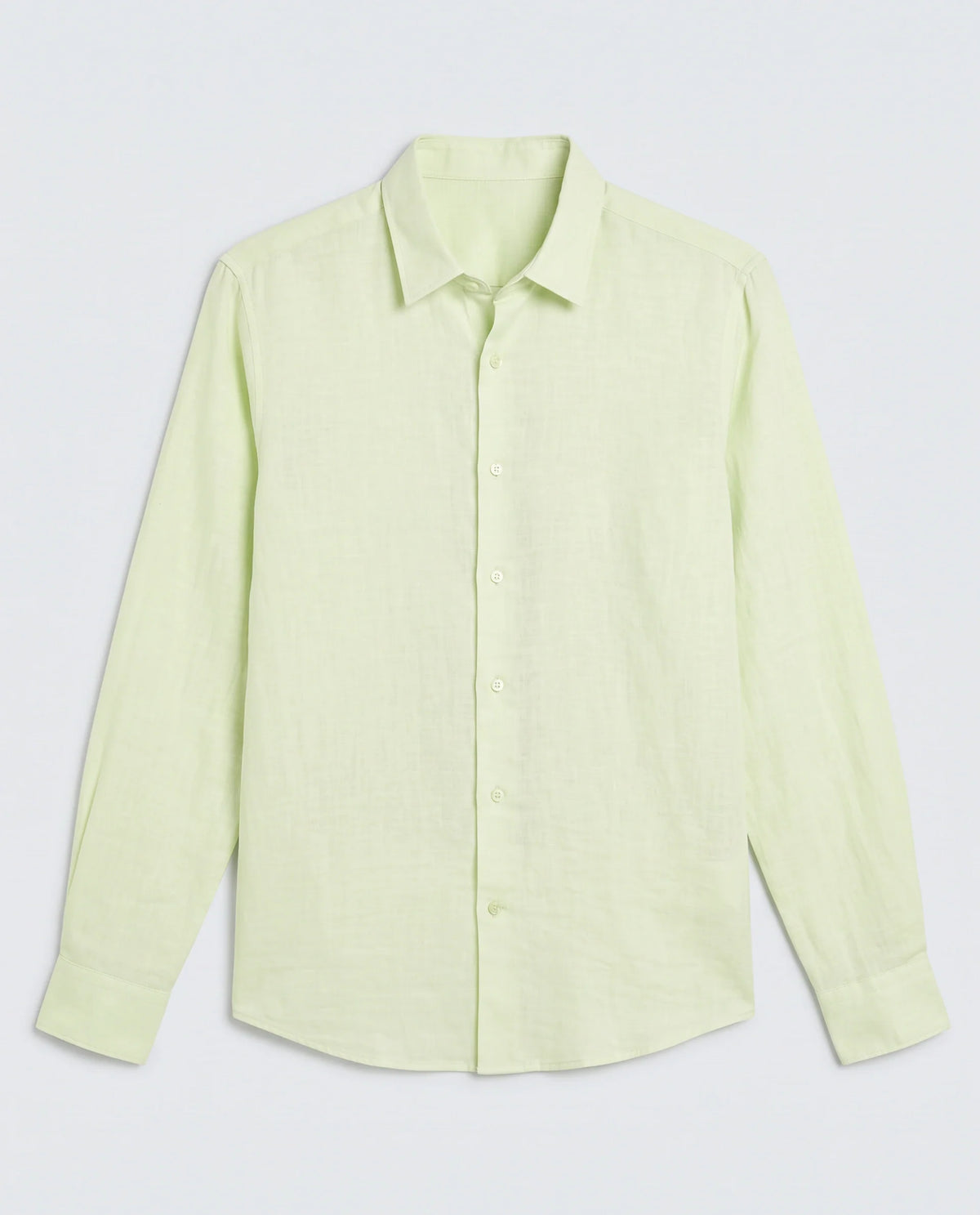 Rare Rabbit Men's Layerr-Ls Dusky Green Cotton Fabric Full Sleeve Spread Collar Regular Fit Plain Shirt