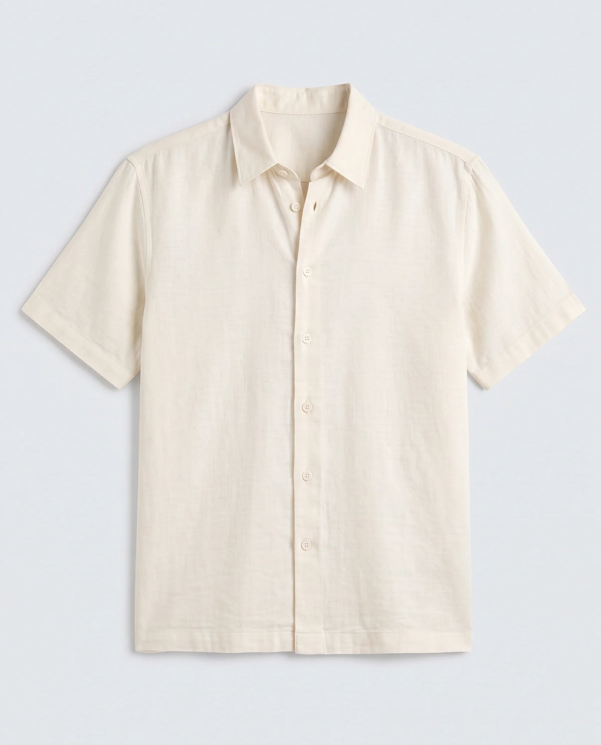 Rare Rabbit Men's Layerr Ss Light Beige Cotton Blend Plain Boxy Fit Full Sleeve Collared Shirt