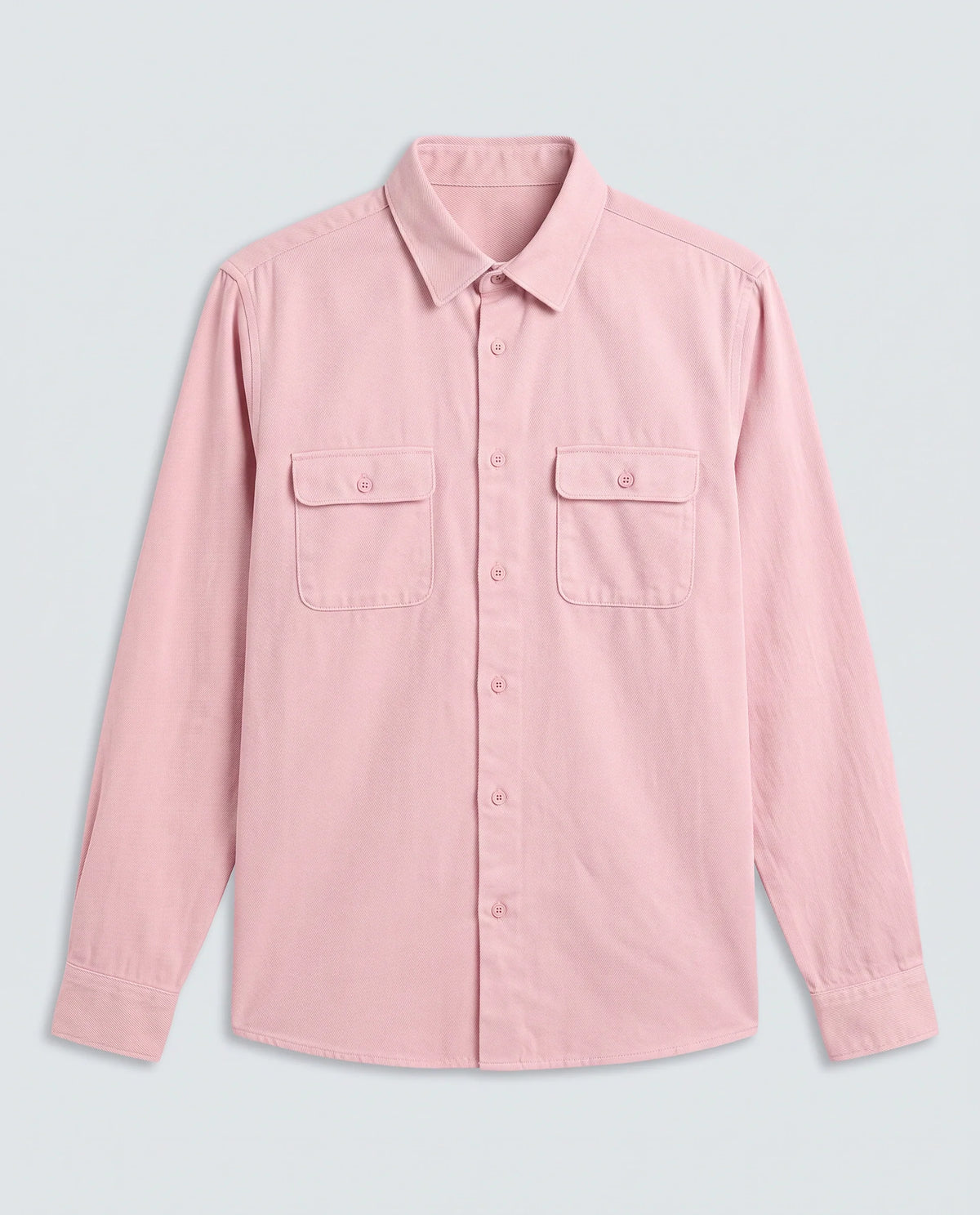 Rare Rabbit Men's Lyton-Ss26 Pastel Pink Lyocell Blend Fabric Full Sleeve Spread Collar Regular Fit Plain Shirt