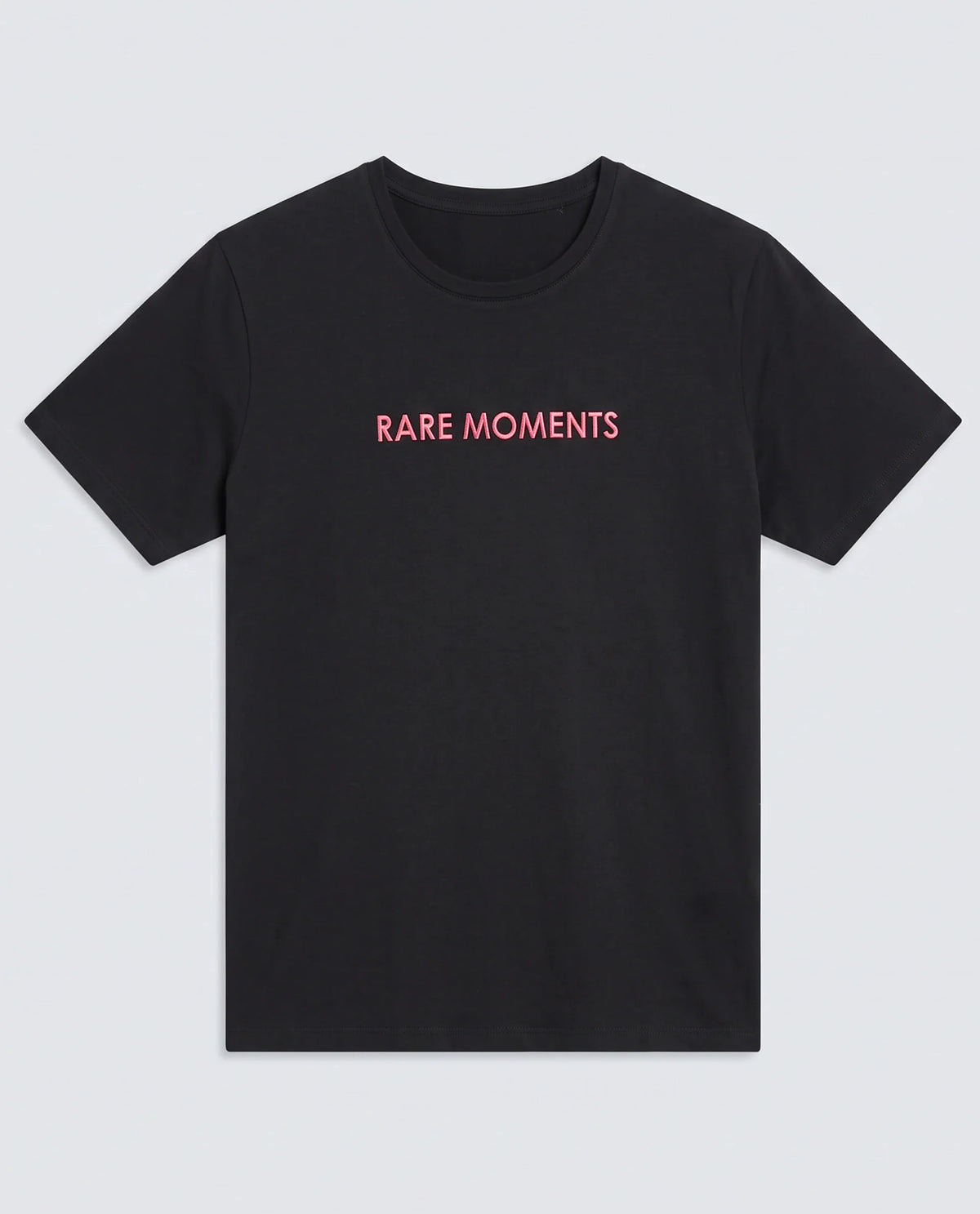 Rare Rabbit Men's Ments Black Cotton Blend Fabric Half Sleeve Crew Neck Regular Fit Graphic Print T-Shirt