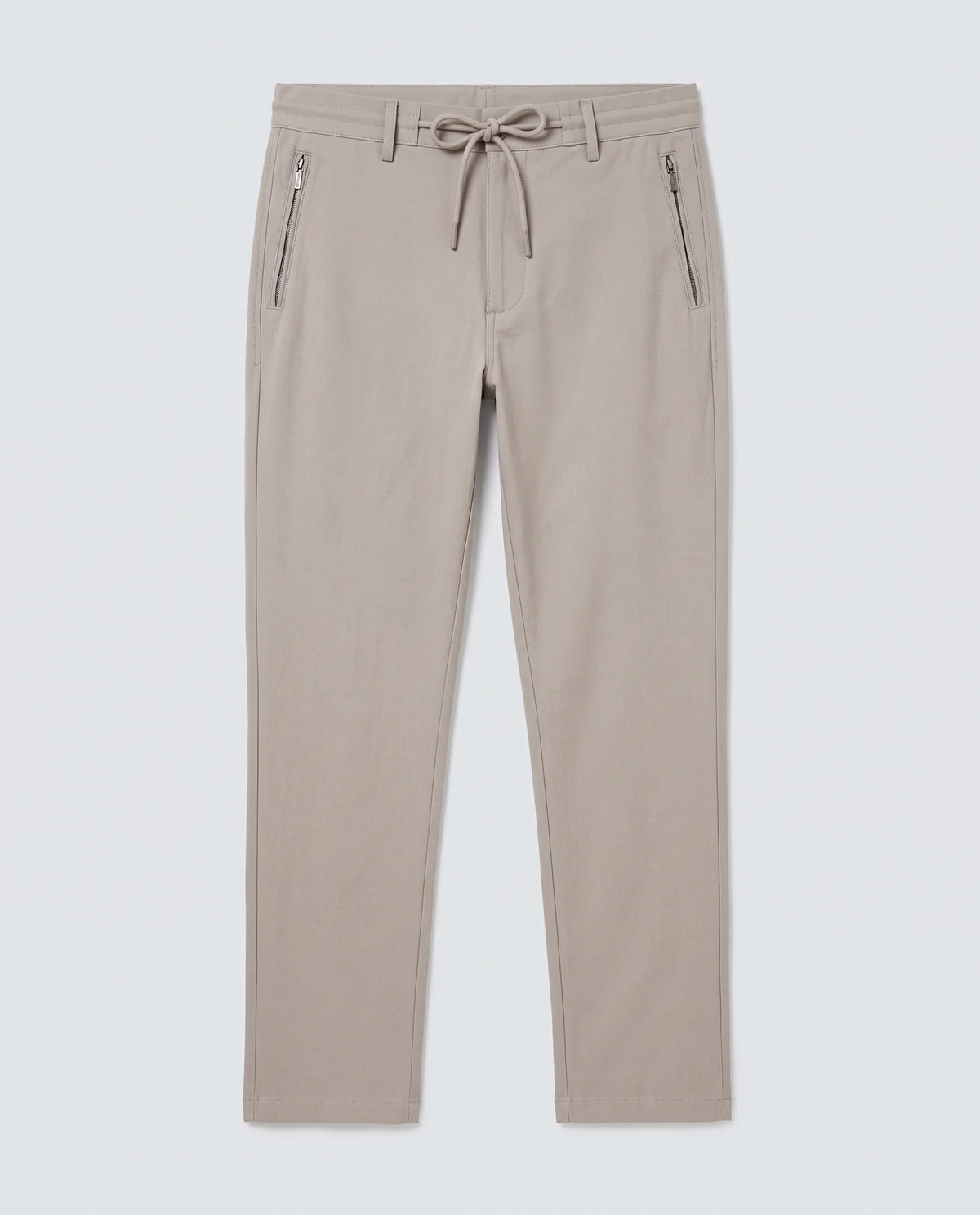 Rare Rabbit Men's Move-Ss26 Light Beige Polyester Blend Fabric Regular Fit Plain Trouser