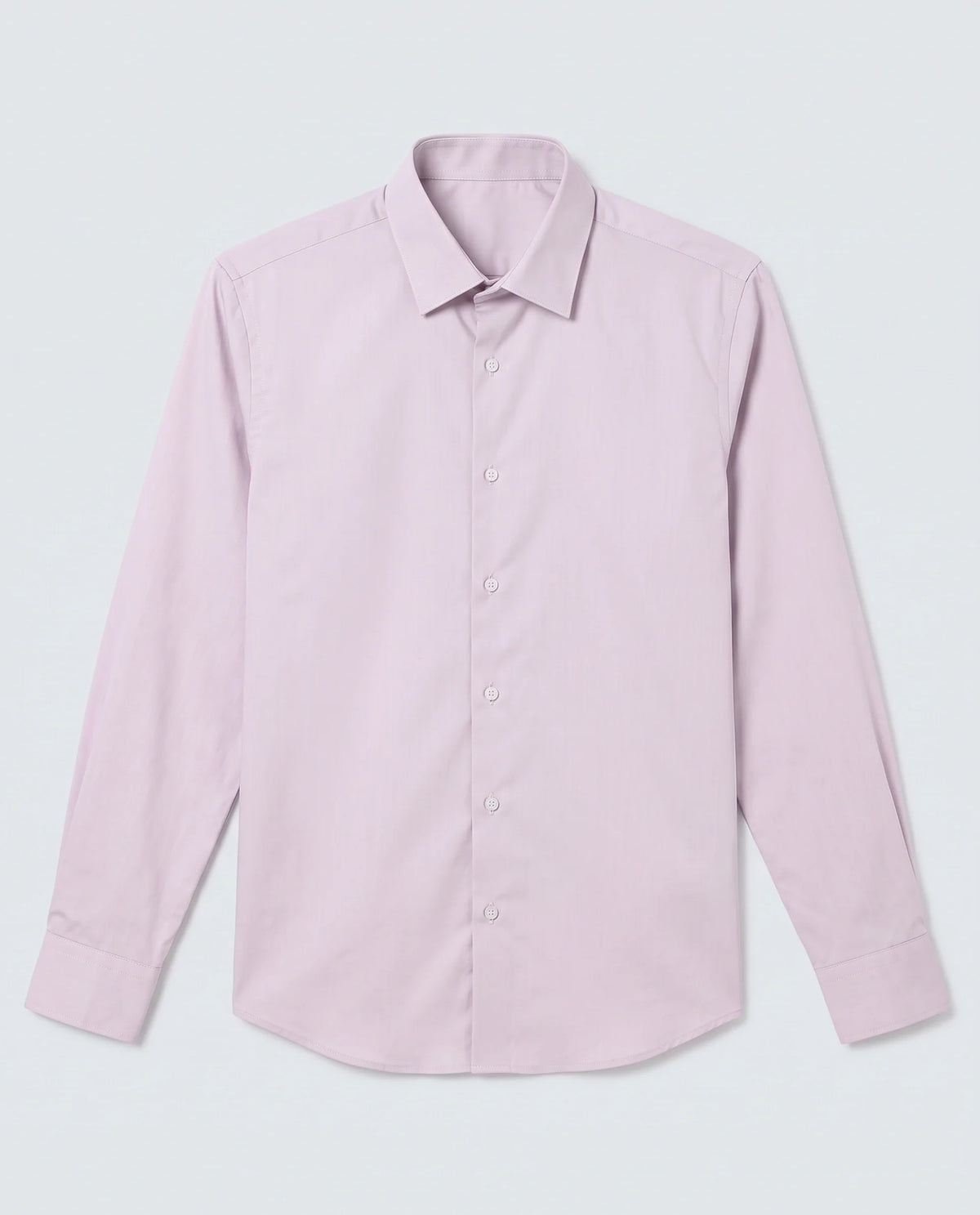 Rare Rabbit Men's Neutron-Ss26 Light Pink Cotton Blend Full Sleeve Spread Collar Regular Fit Plain Shirt