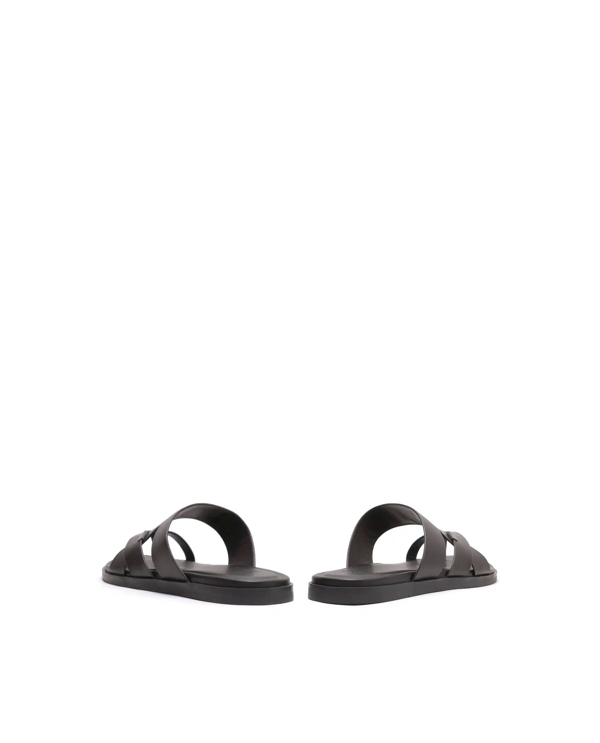 Rarez Men's Ivy Dark Coorg Coffee Leather Regular Sandal