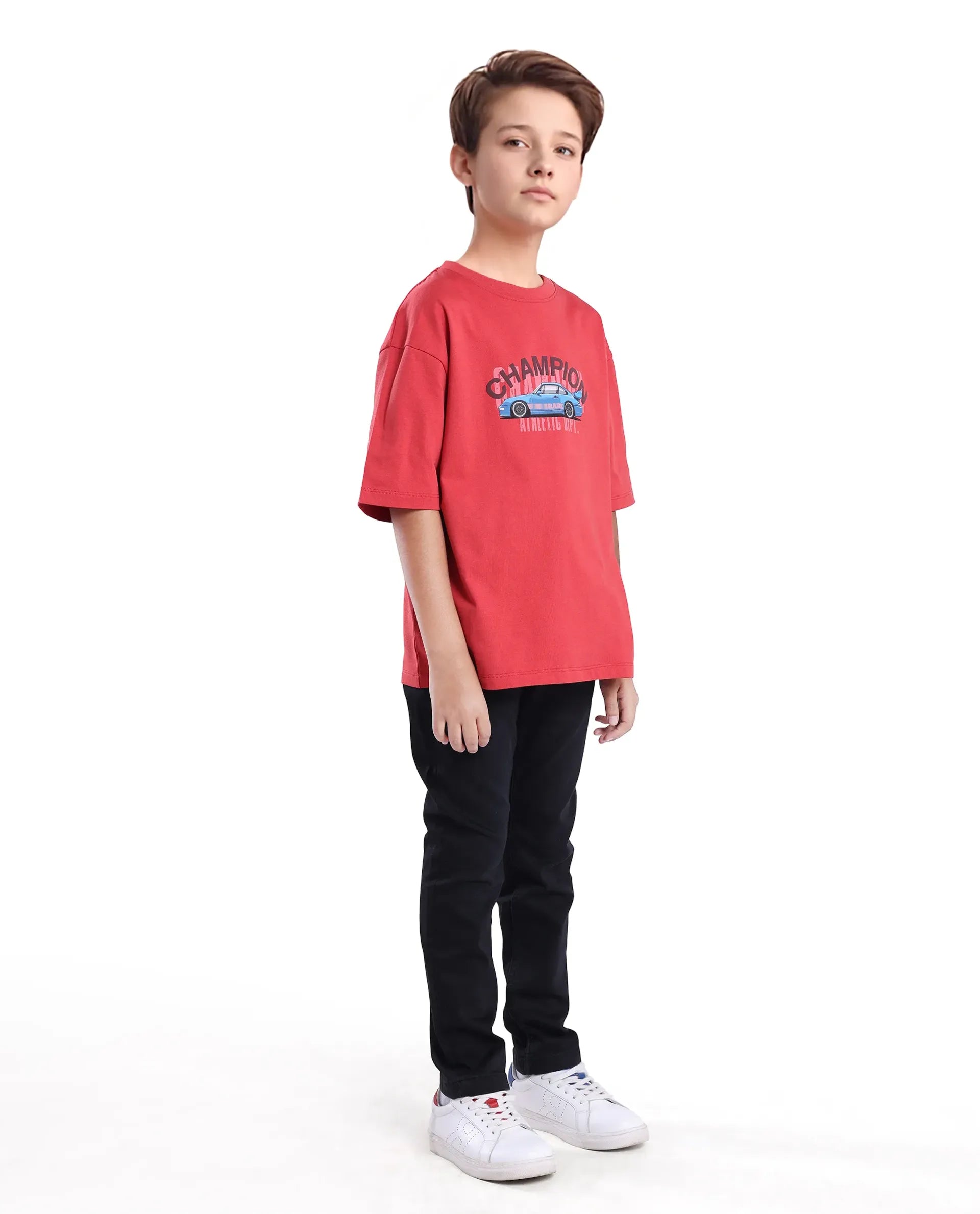 Rare Ones Kids Jace-K Black Cotton Solid Button And Zip Closure Slim Fit Fit Jeans