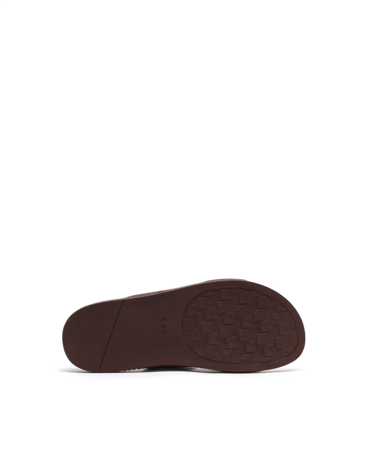 Rarez Men's Jaxa Dark Holy Rust Leather Regular Sandal