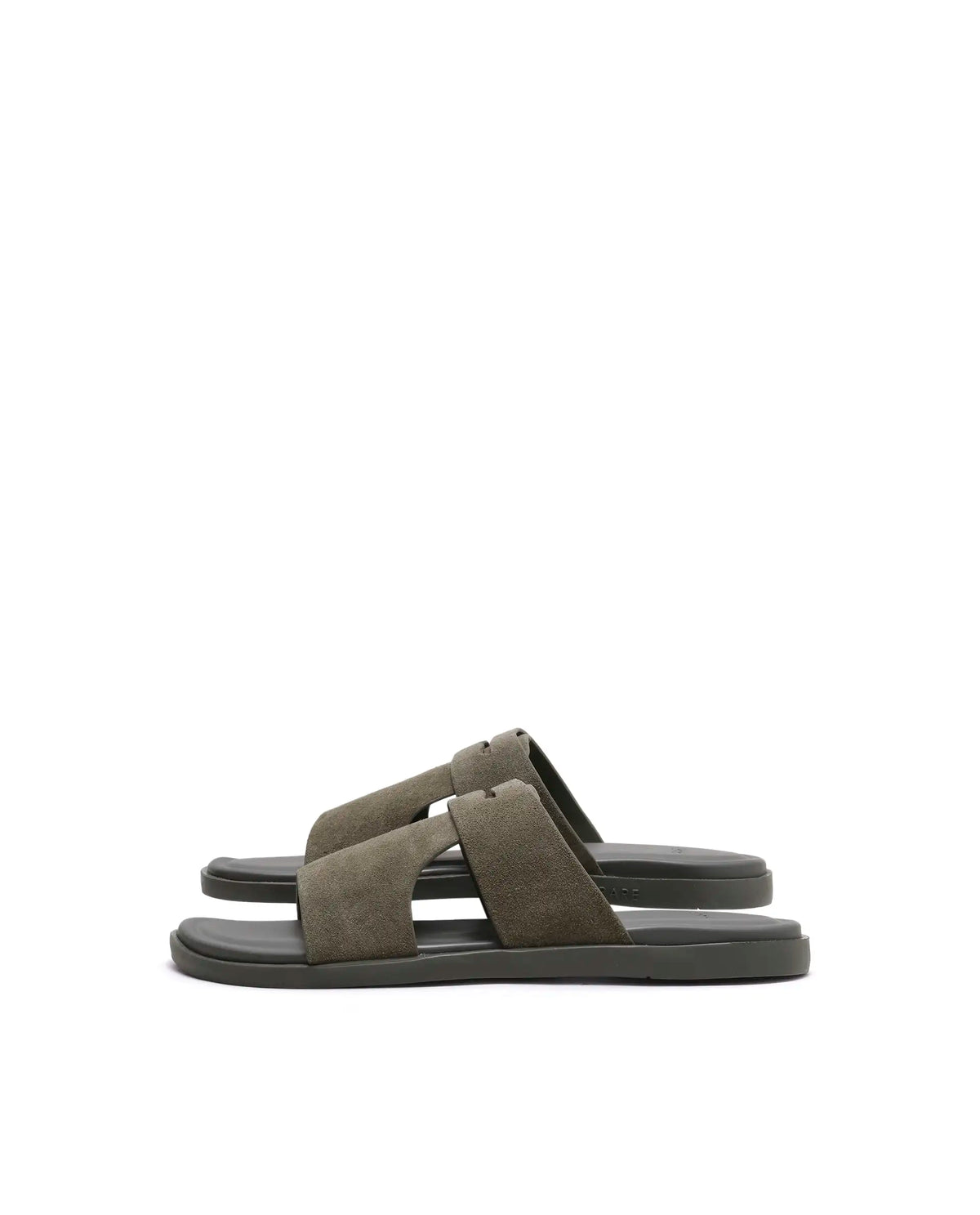Rarez Men's Jaxa Olive Leather Regular Sandal