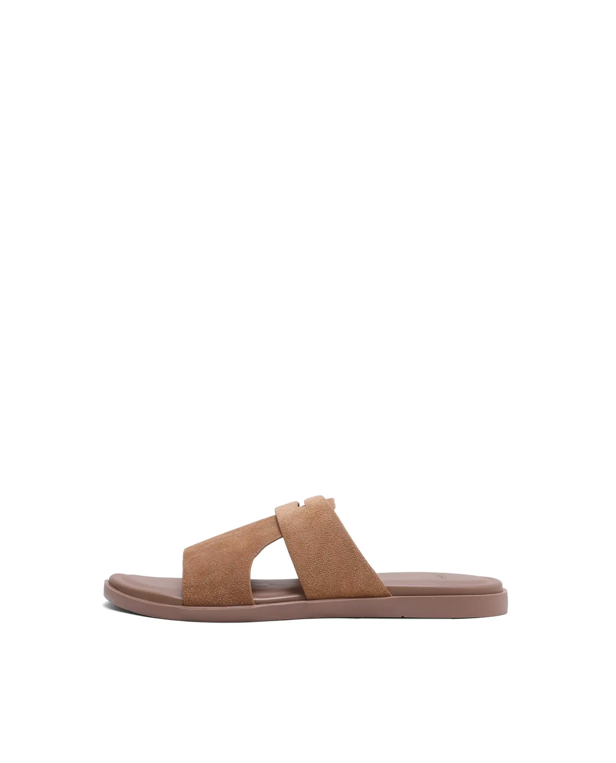 Rarez Men's Jaxa Light Warm Tan Leather Regular Sandal