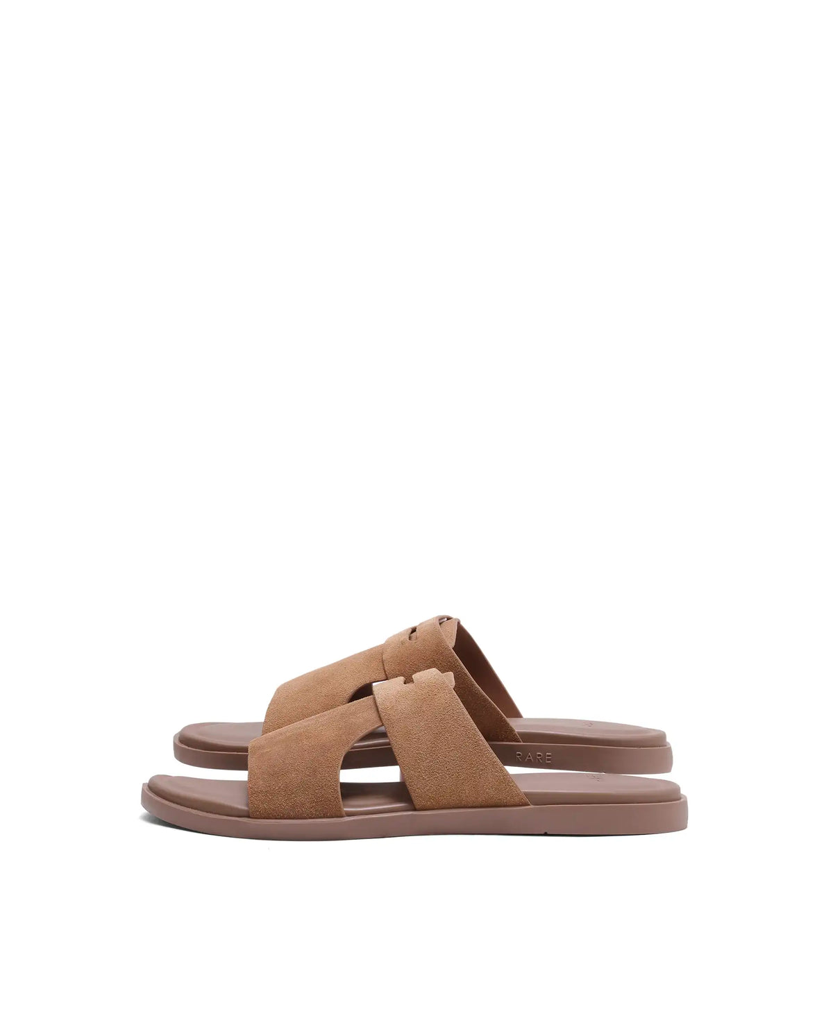 Rarez Men's Jaxa Light Warm Tan Leather Regular Sandal
