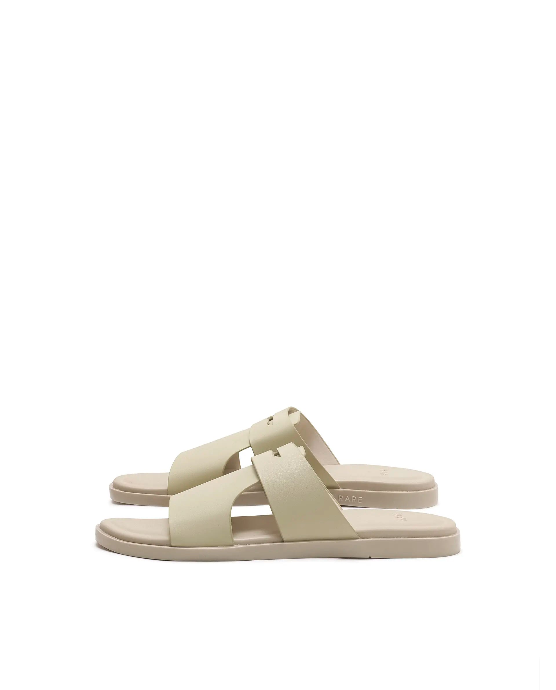 Rarez Men's Jaxa Dusky Yellow Leather Regular Sandal
