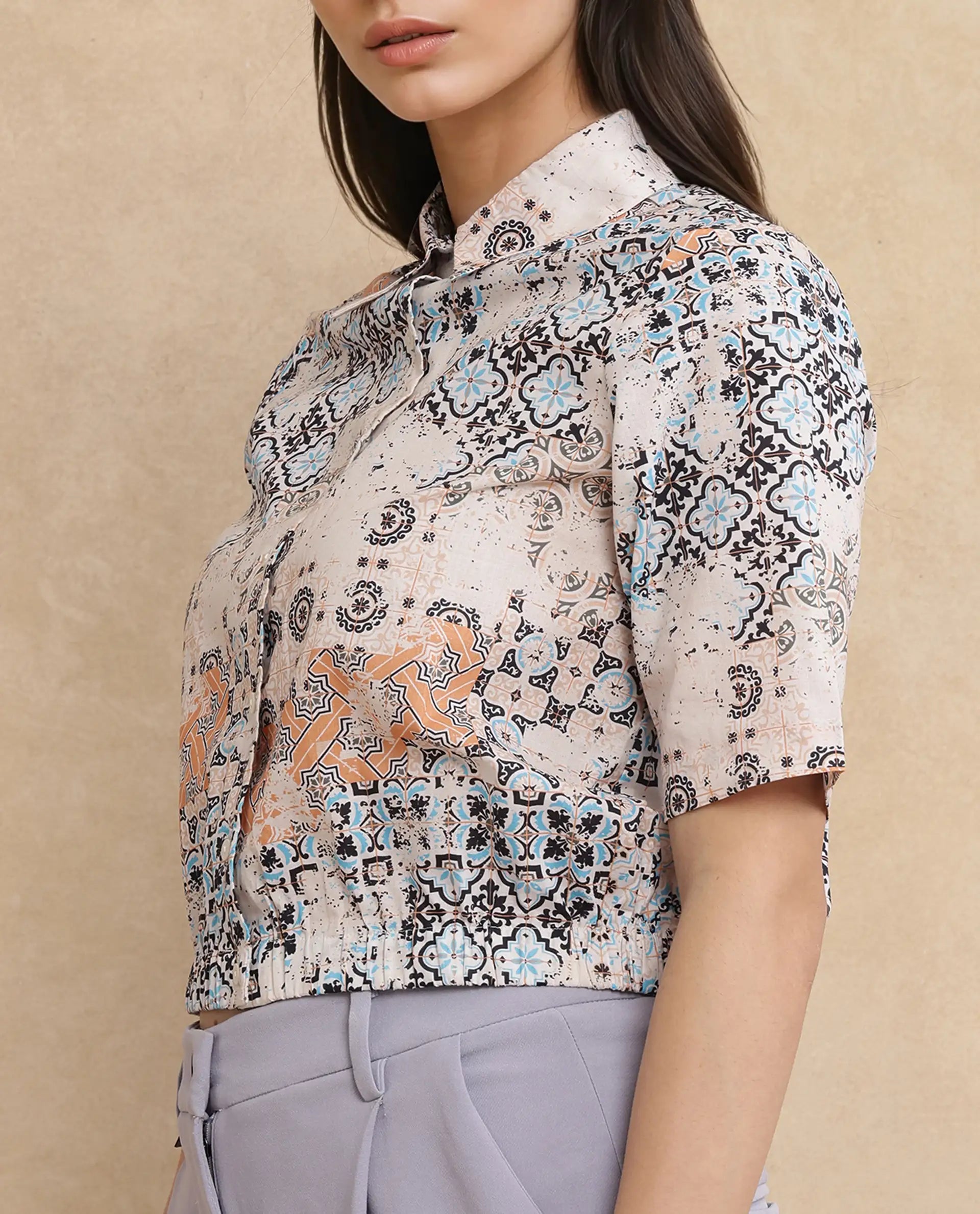 Rareism Women Kitanas Multi Printed Top