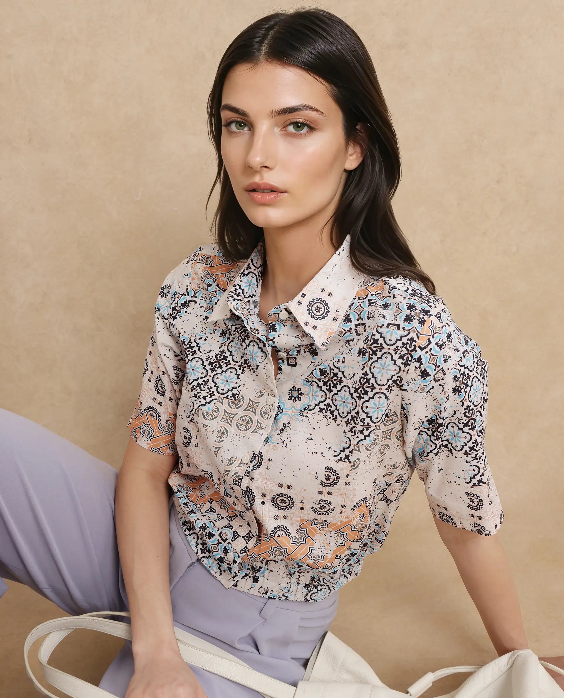 Rareism Women Kitanas Multi Printed Top