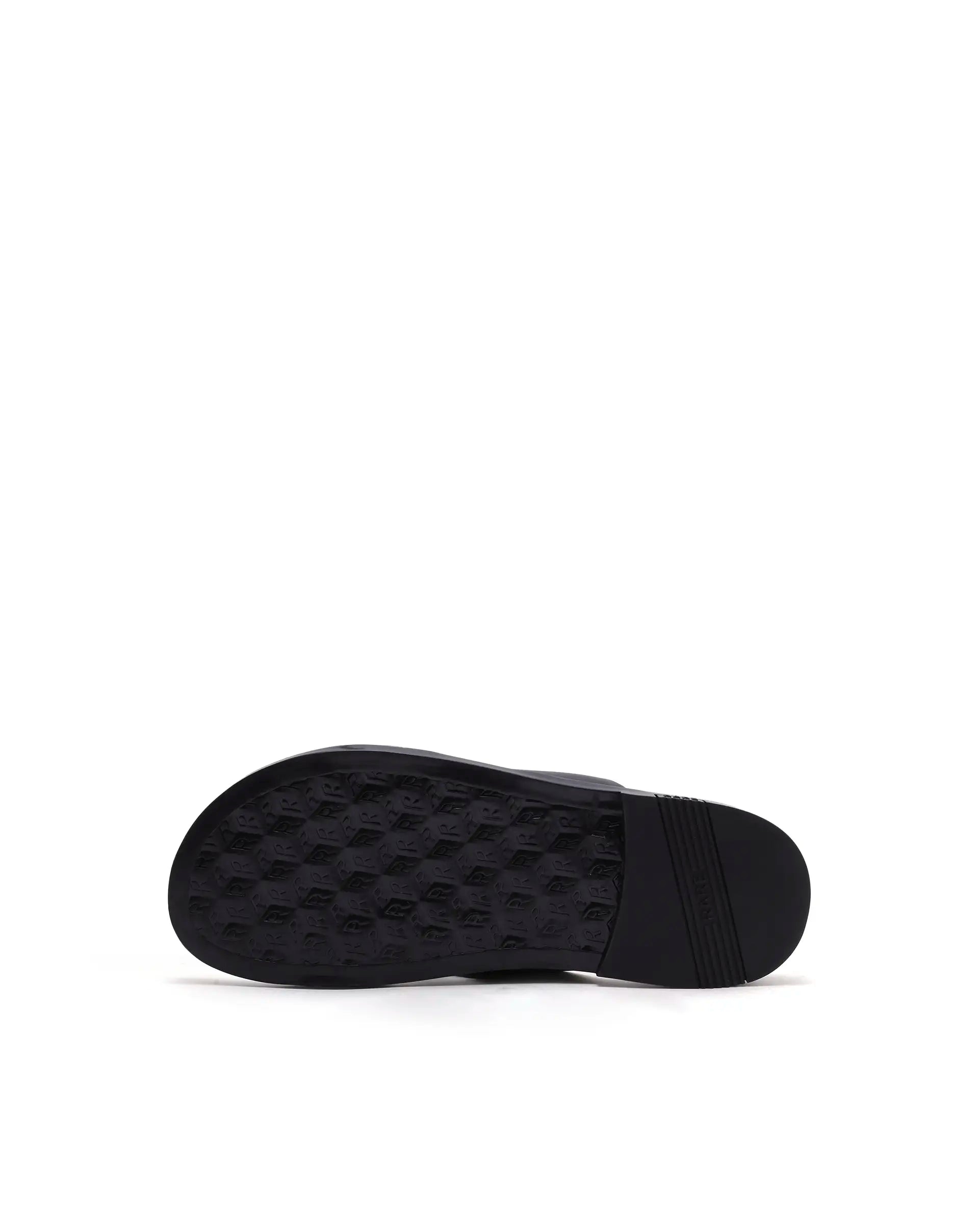 Rarez Men's Kross Black Leather Regular Sandal