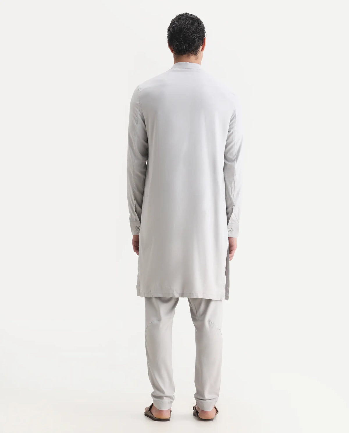 Rare Rabbit Men's Lasmosp Light Grey Pajama