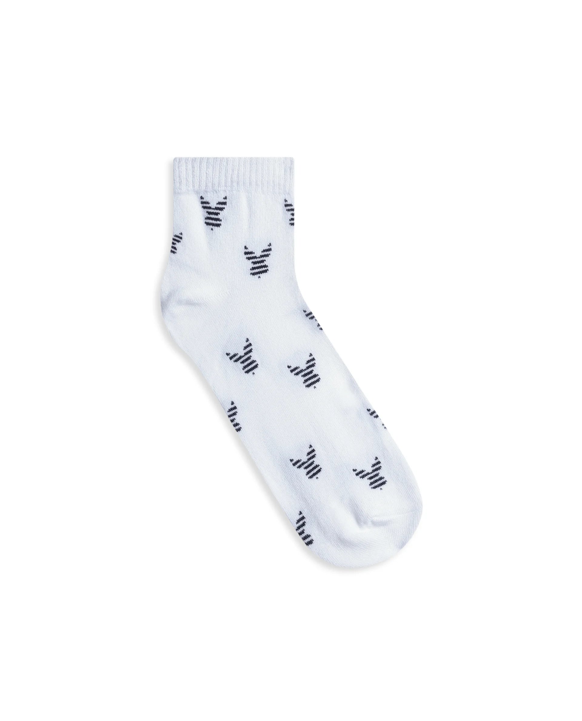 Rare Rabbit Men Loger - 1 White High Ankle Socks