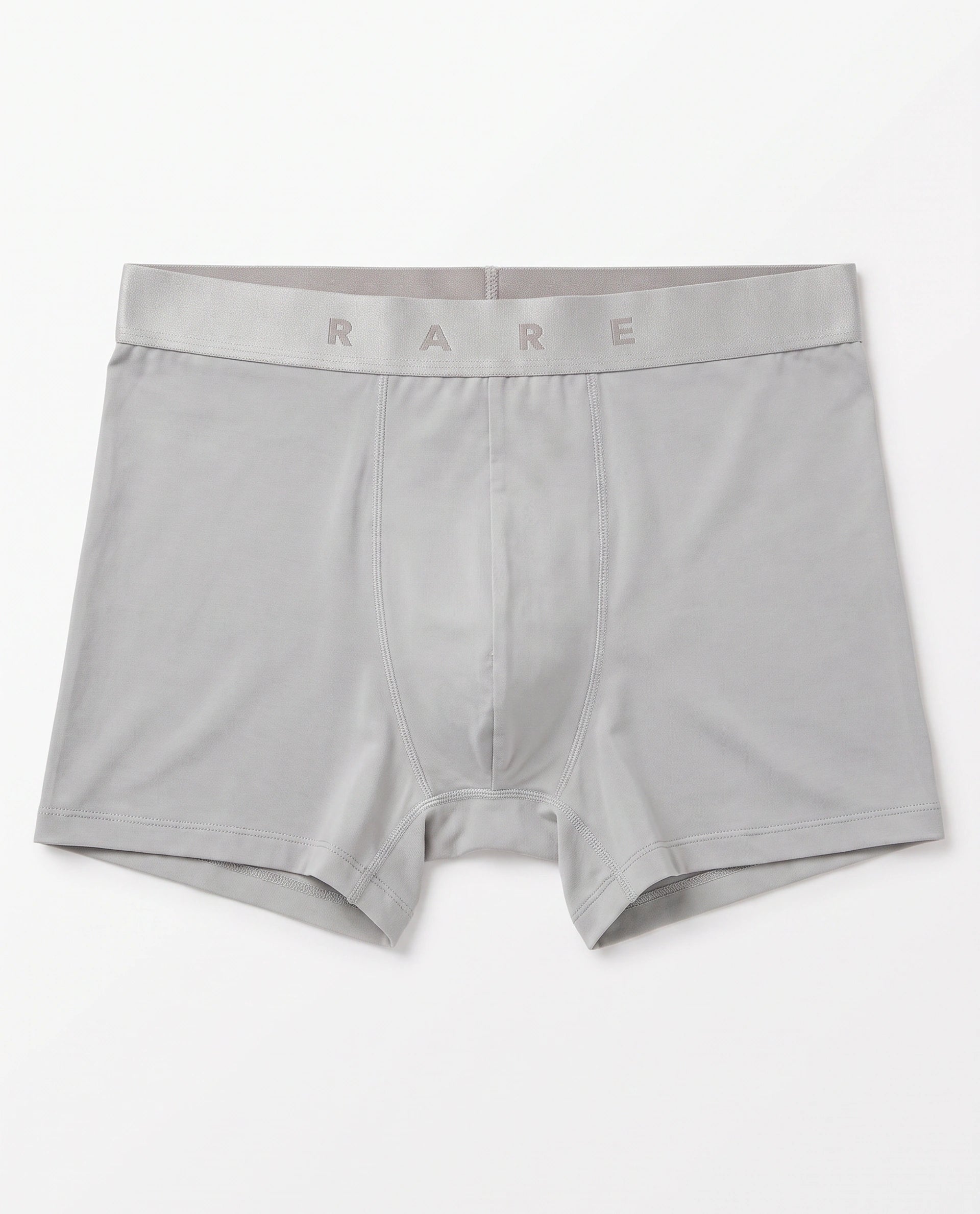 Rare Rabbit Men's Lovi Grey Soft Nylon Blend Trunks