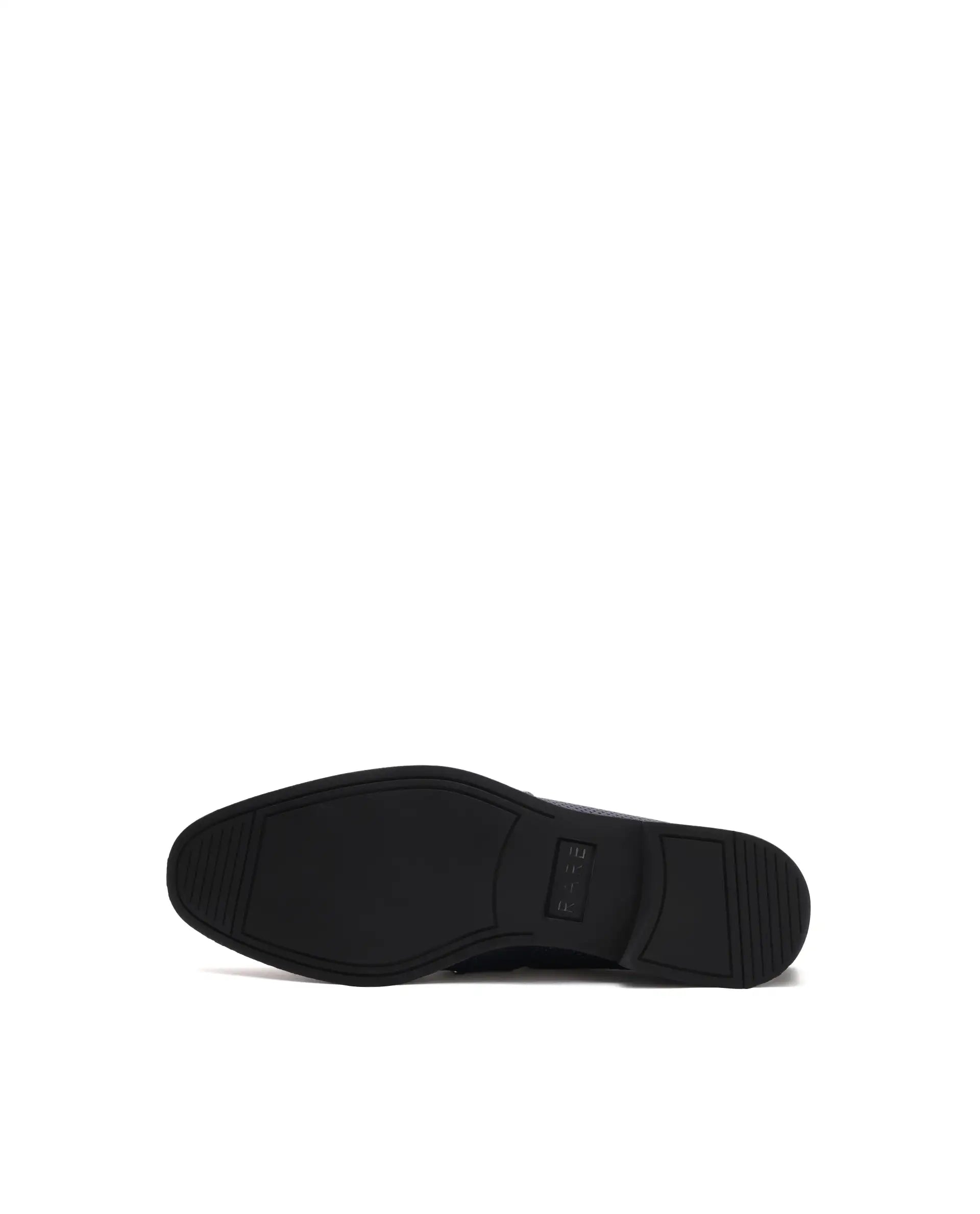 Rarez Men's Lucent Navy Leather Fabric Mocassin