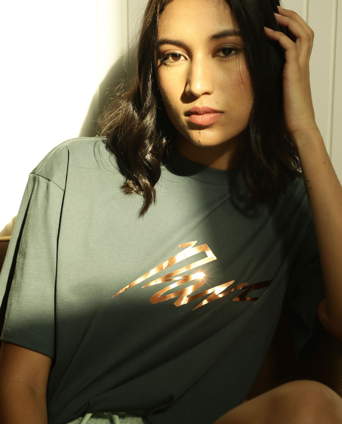 Rareism Women Niki Green T-Shirt Short Sleeves
