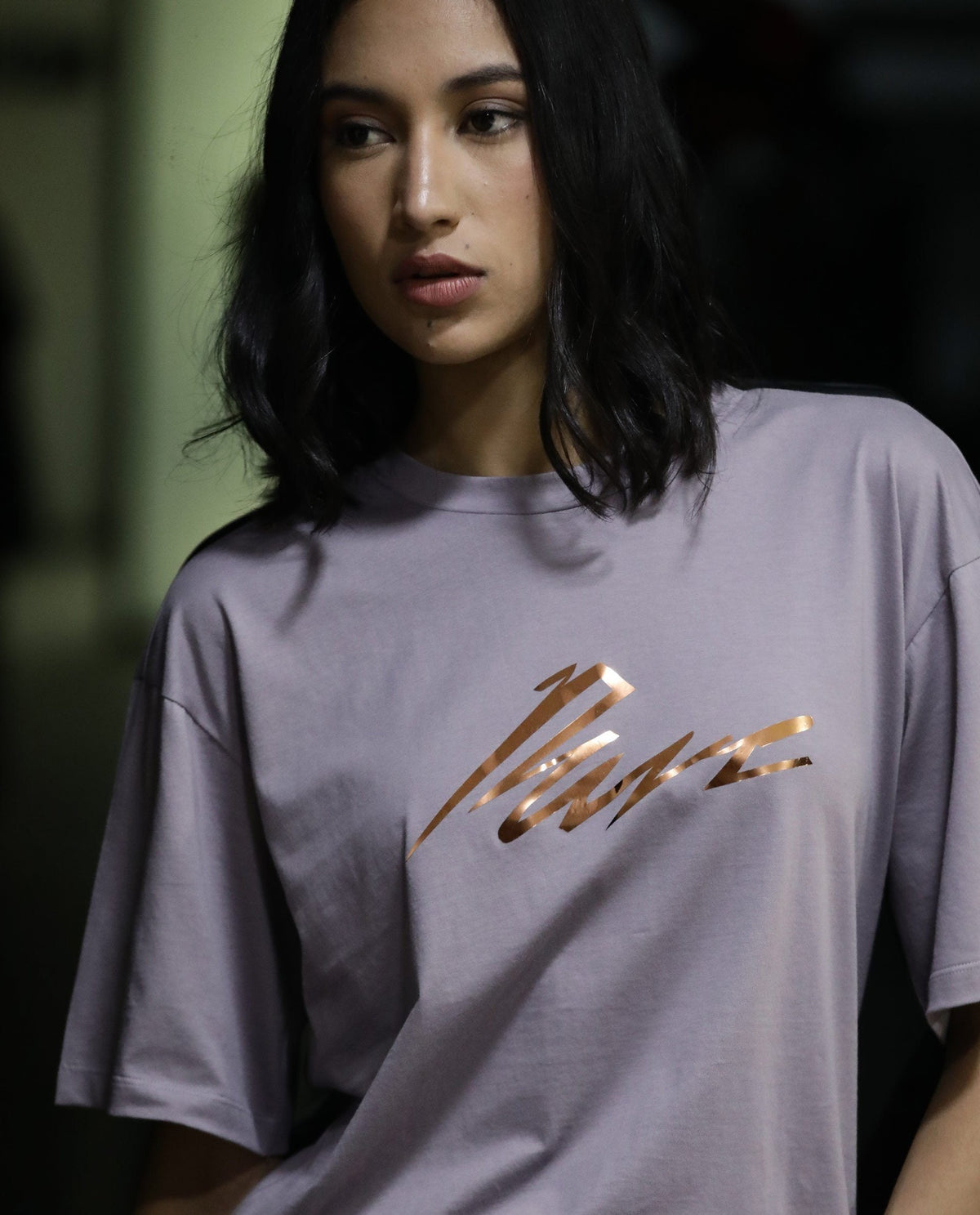 Rareism Women Niki Purple T-Shirt Short Sleeves