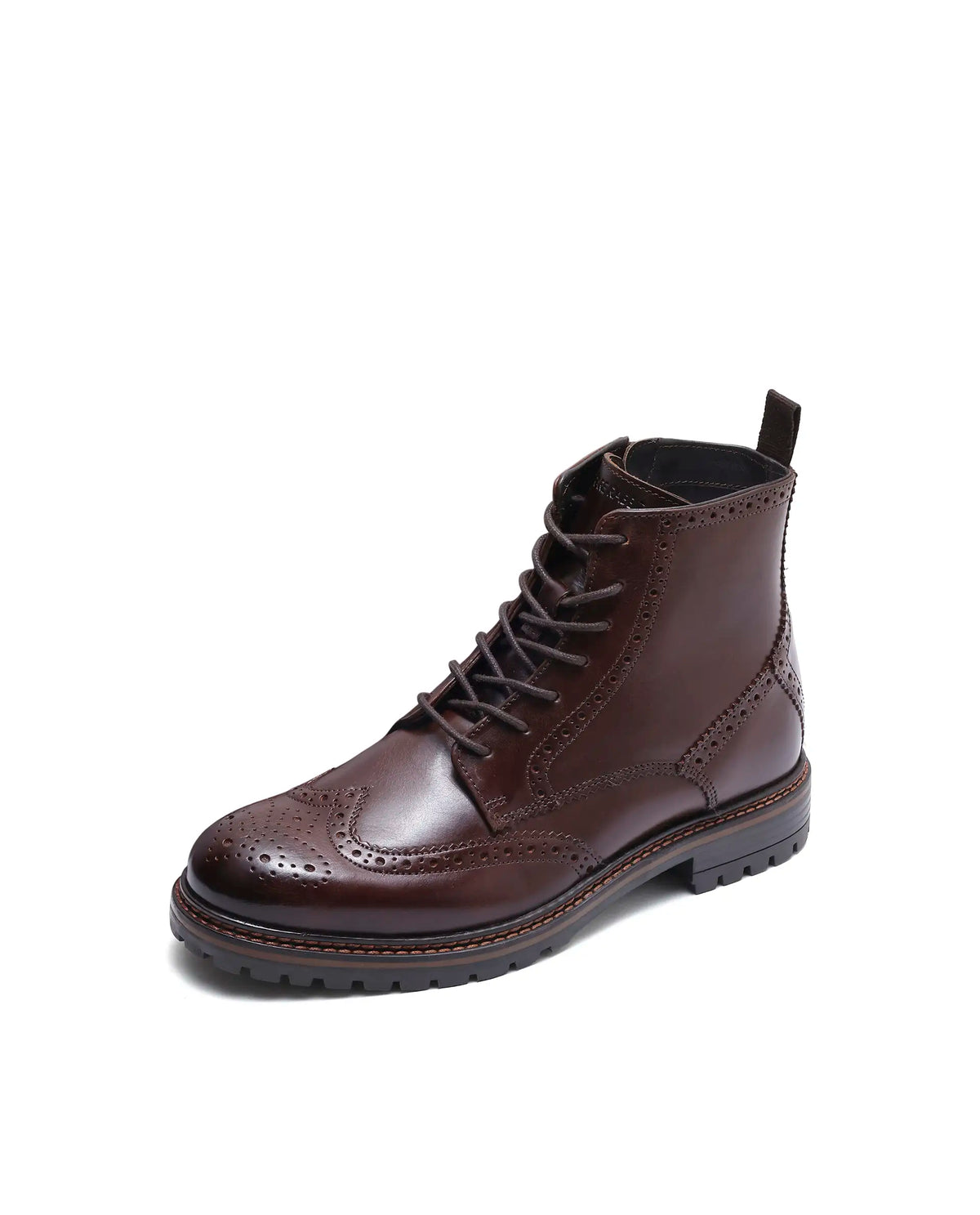Rarez Men's Maison Primary Brown Leather Regular Boots