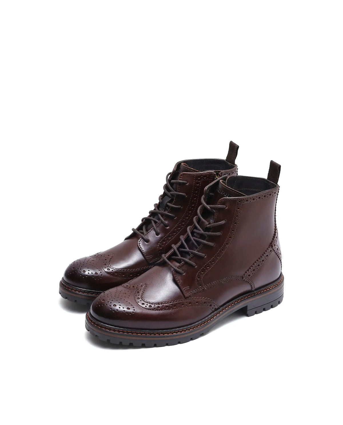 Rarez Men's Maison Primary Brown Leather Regular Boots