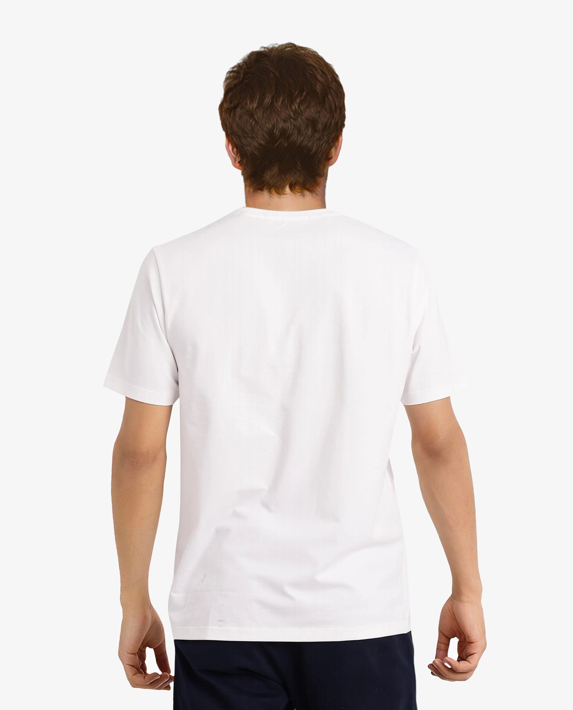 Rare Rabbit Men Make Off White Short Sleeve Crew Neck Regular Fit Graphic Print T-Shirt