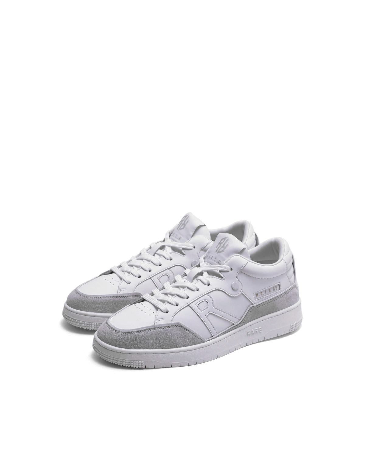 Rarez Men's Matr 02 Primary White Micro Fiber Sneaker