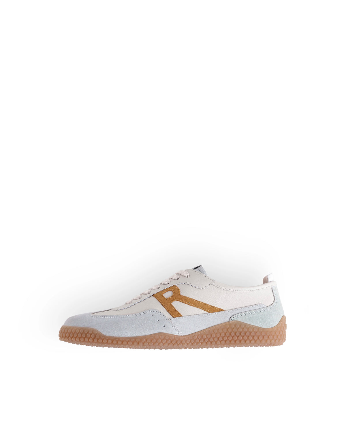 Rare Rabbit Men's Membo Mustard Leather Sneaker