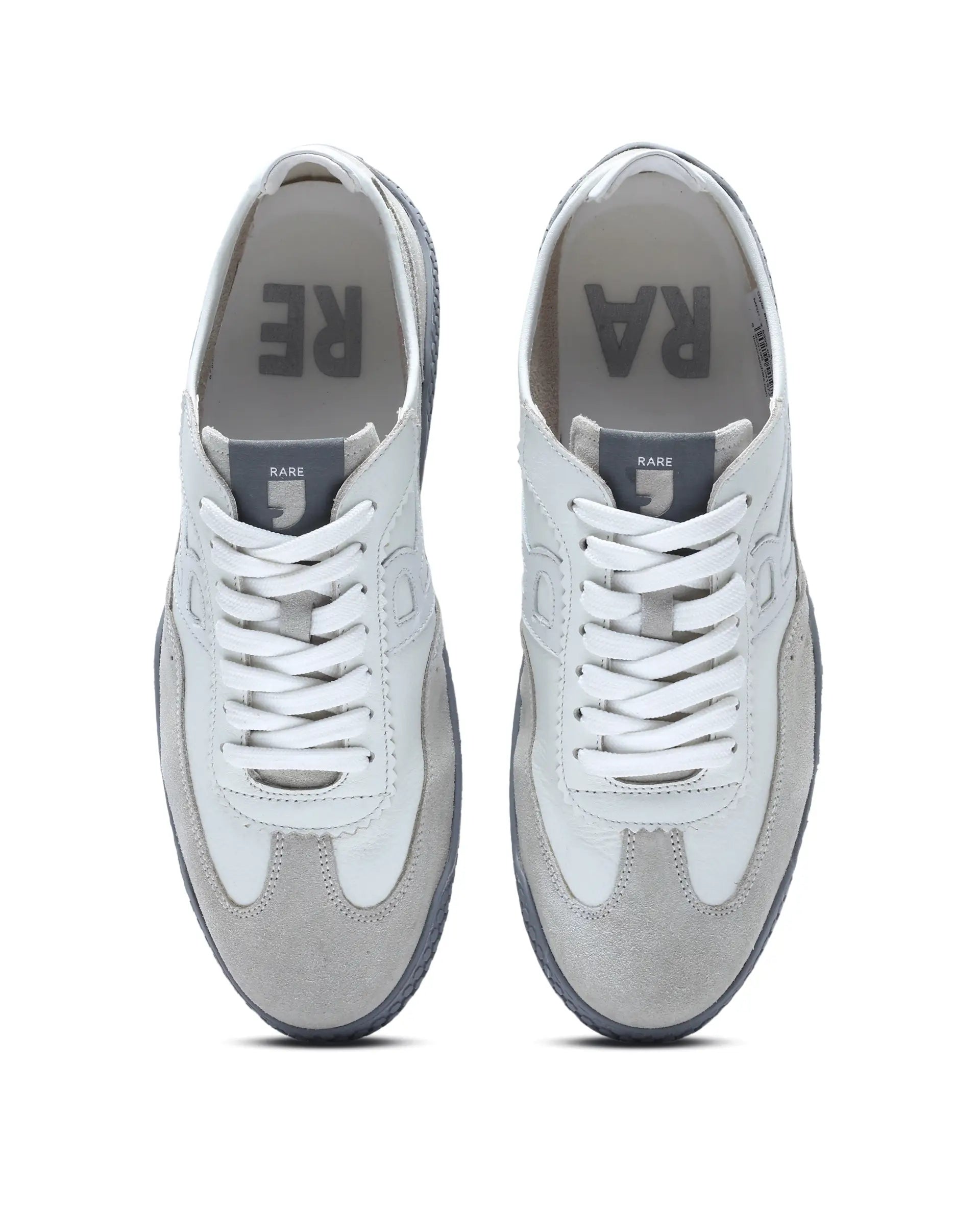 Rare Rabbit Men's Membo Cement Leather Fabric Sneaker