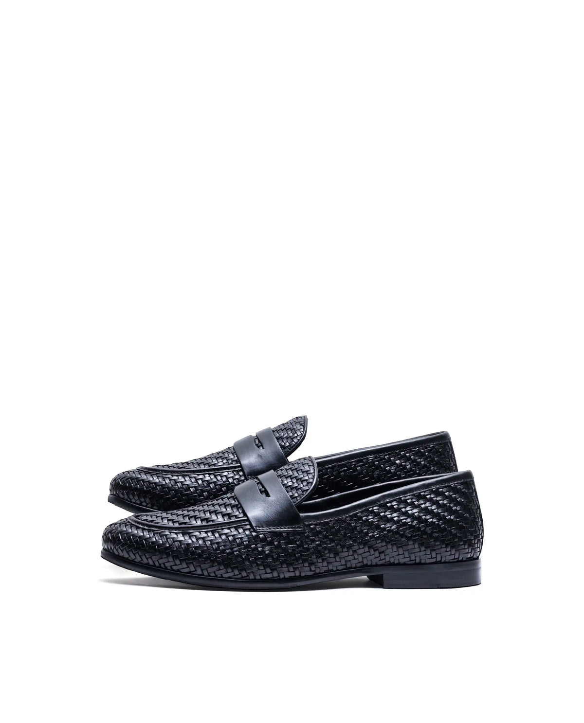 Rare Rabbit Men's Milano Black Leather Mocassin