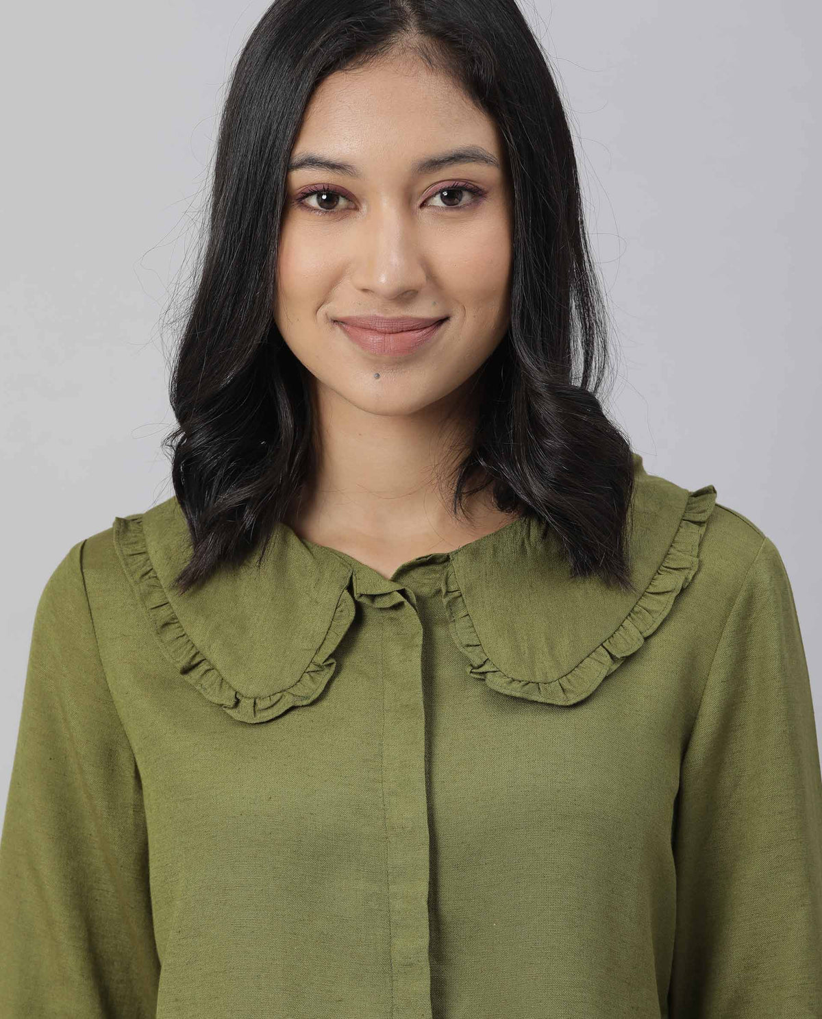 Rareism Women Minty Green Top Full Sleeves Solid