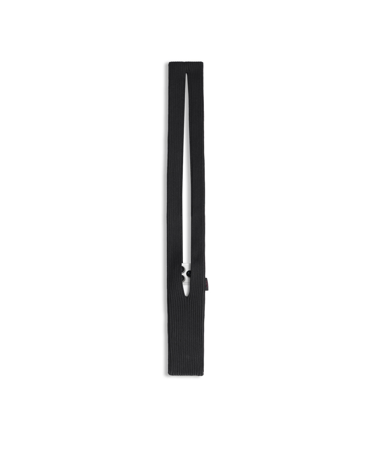 Rareism Women's Mobile Pouch Black Polyester Striped Mobile Pouches