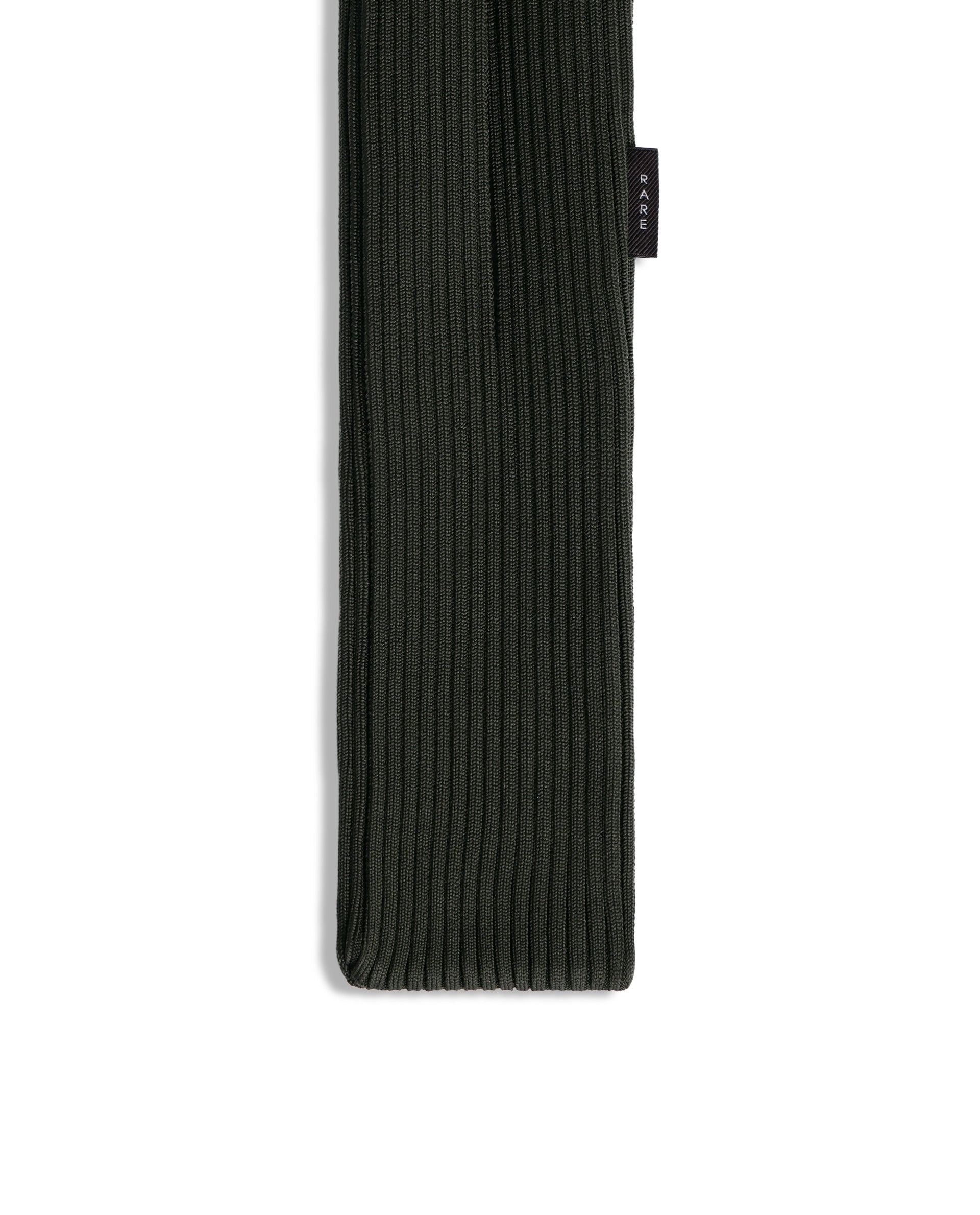 Rareism Women's Mobile Pouch Dark Olive Polyester Striped Mobile Pouches