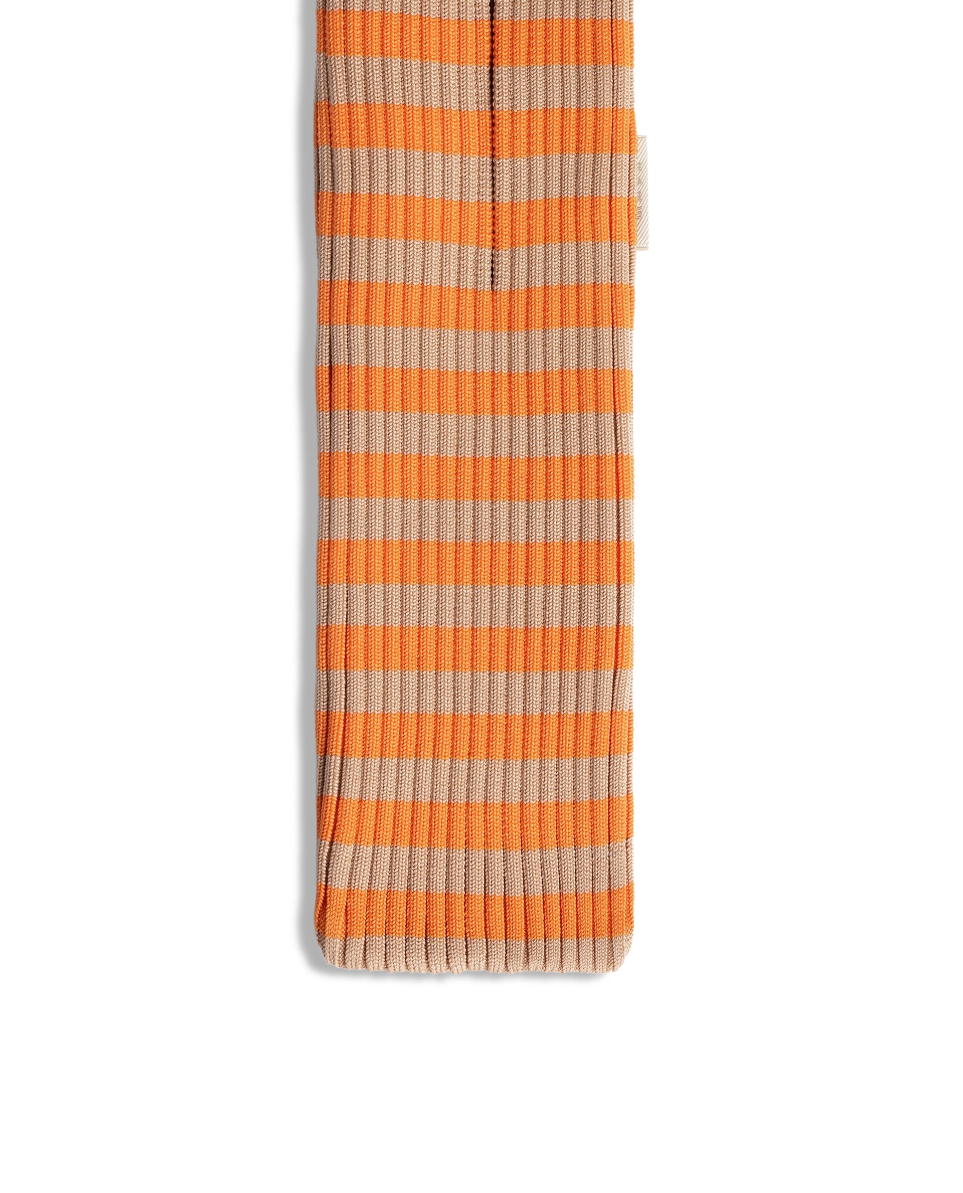Rareism Women's Mobile Pouch Light Beige Polyester Striped Mobile Pouches