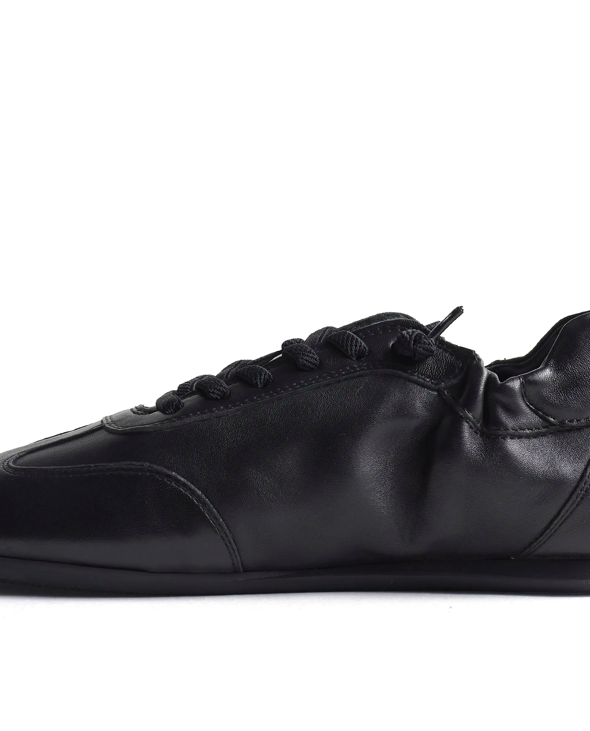 Rarez Men's Montare 7 Black Leather Sneaker