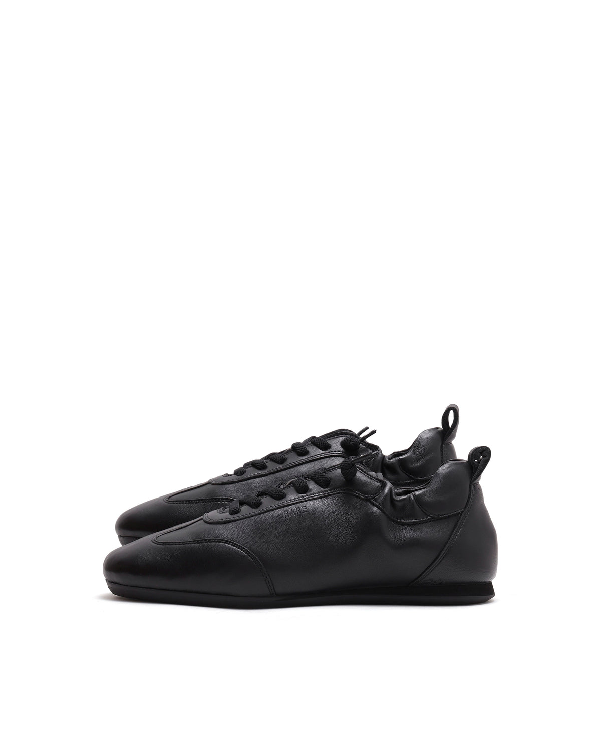 Rarez Men's Montare 7 Black Leather Sneaker