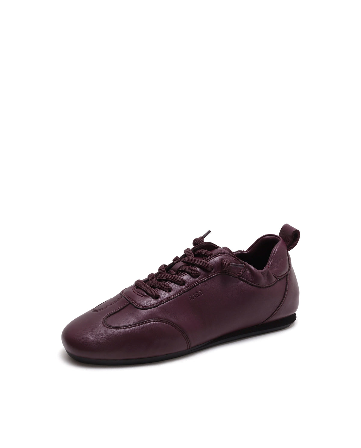 Rarez Men's Montare 7 Dark Burgundy Leather Sneaker
