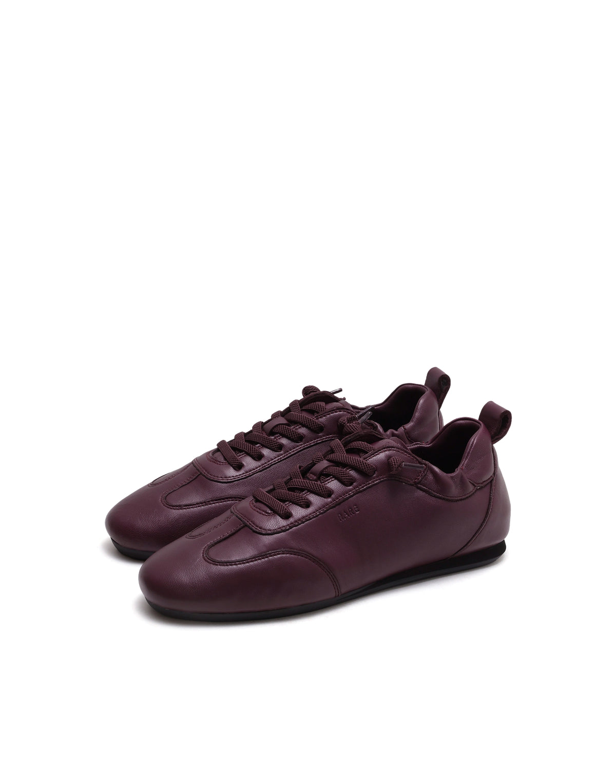 Rarez Men's Montare 7 Dark Burgundy Leather Sneaker