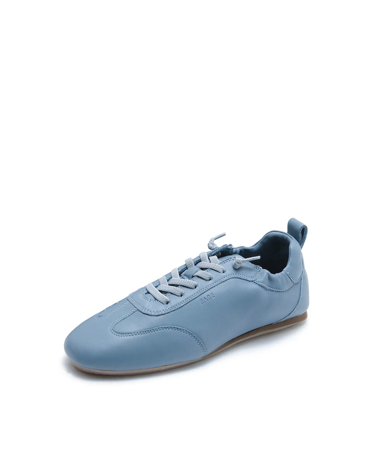 Rarez Men's Montare 7 Light Blue Leather Sneaker