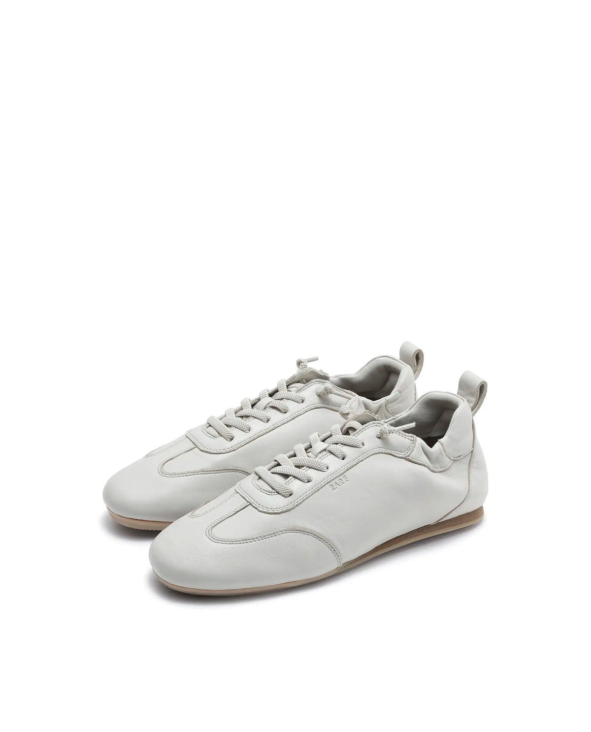 Rarez Men's Montare 7 Light Cement Leather Sneaker