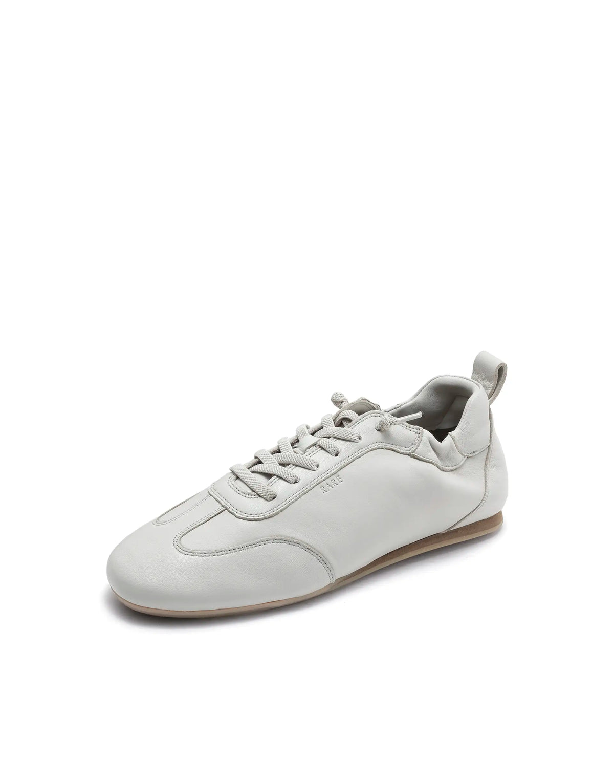 Rarez Men's Montare 7 Light Cement Leather Sneaker