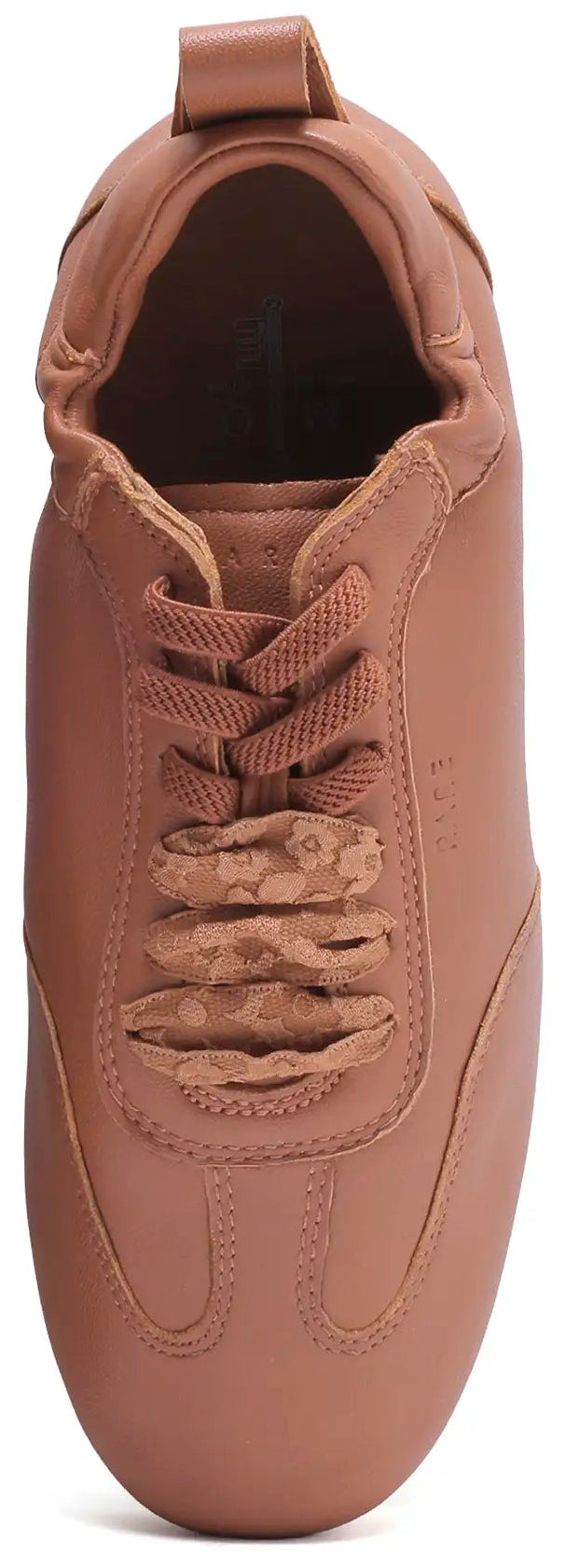 Rarez Women's Montare 7 Orange Leather Sneaker