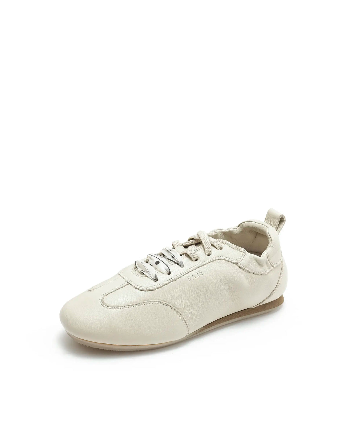 Rarez Women's Montare 7 Taupe Leather Sneaker